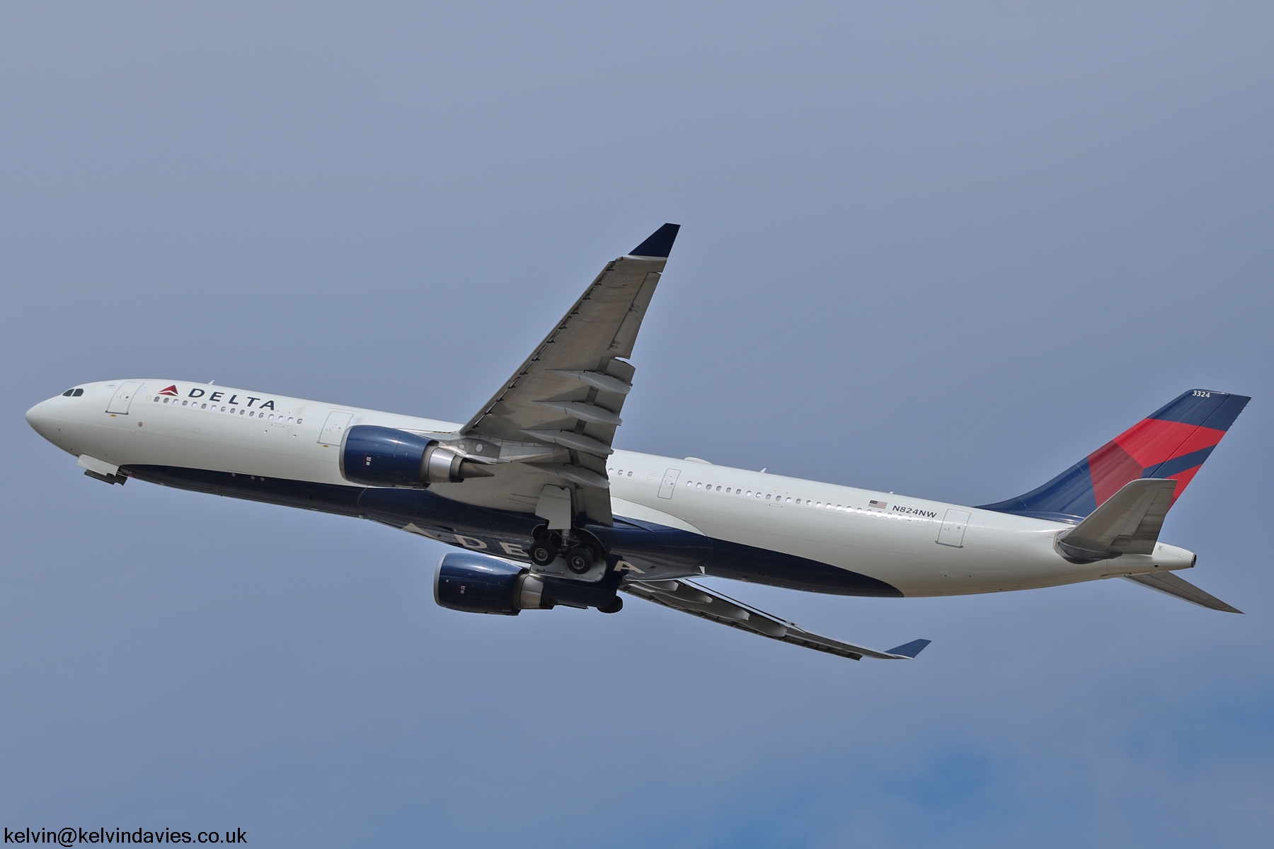 Delta Air Lines A330 N824NW