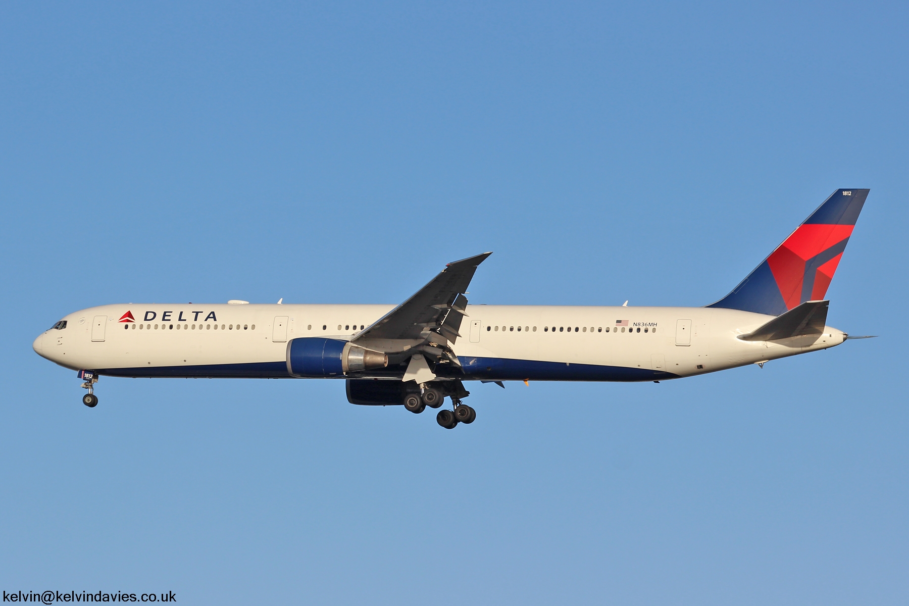 Delta Air Lines B767 N836MH