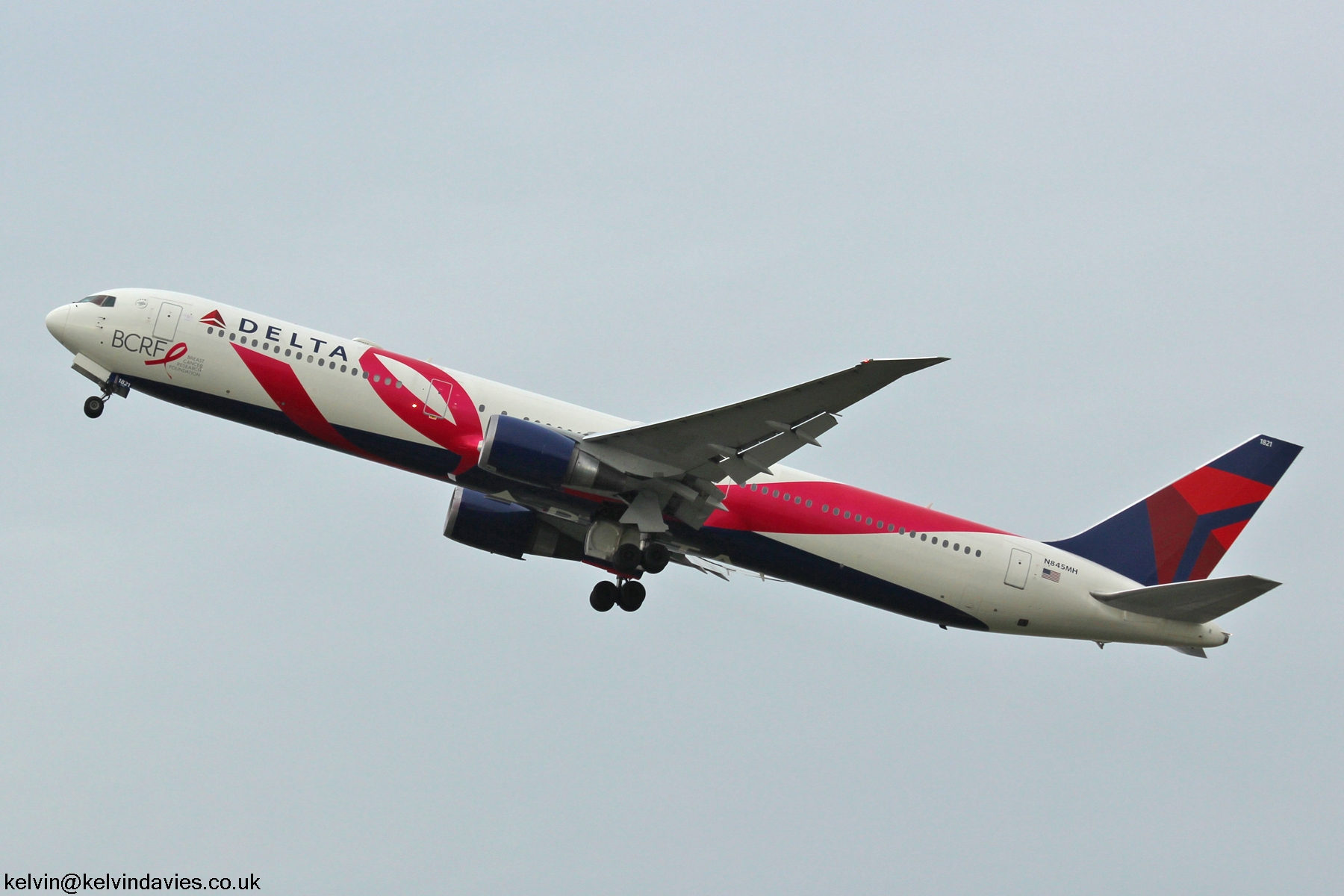 Delta Airlines 767 N845MH