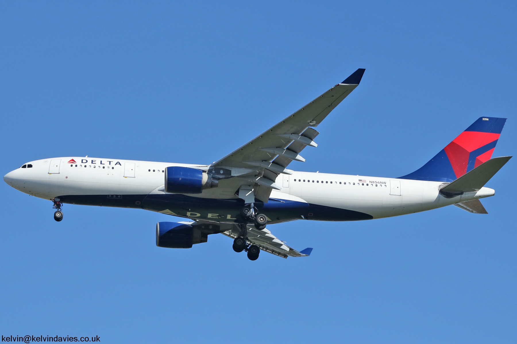 Delta Air Lines A330 N856NW
