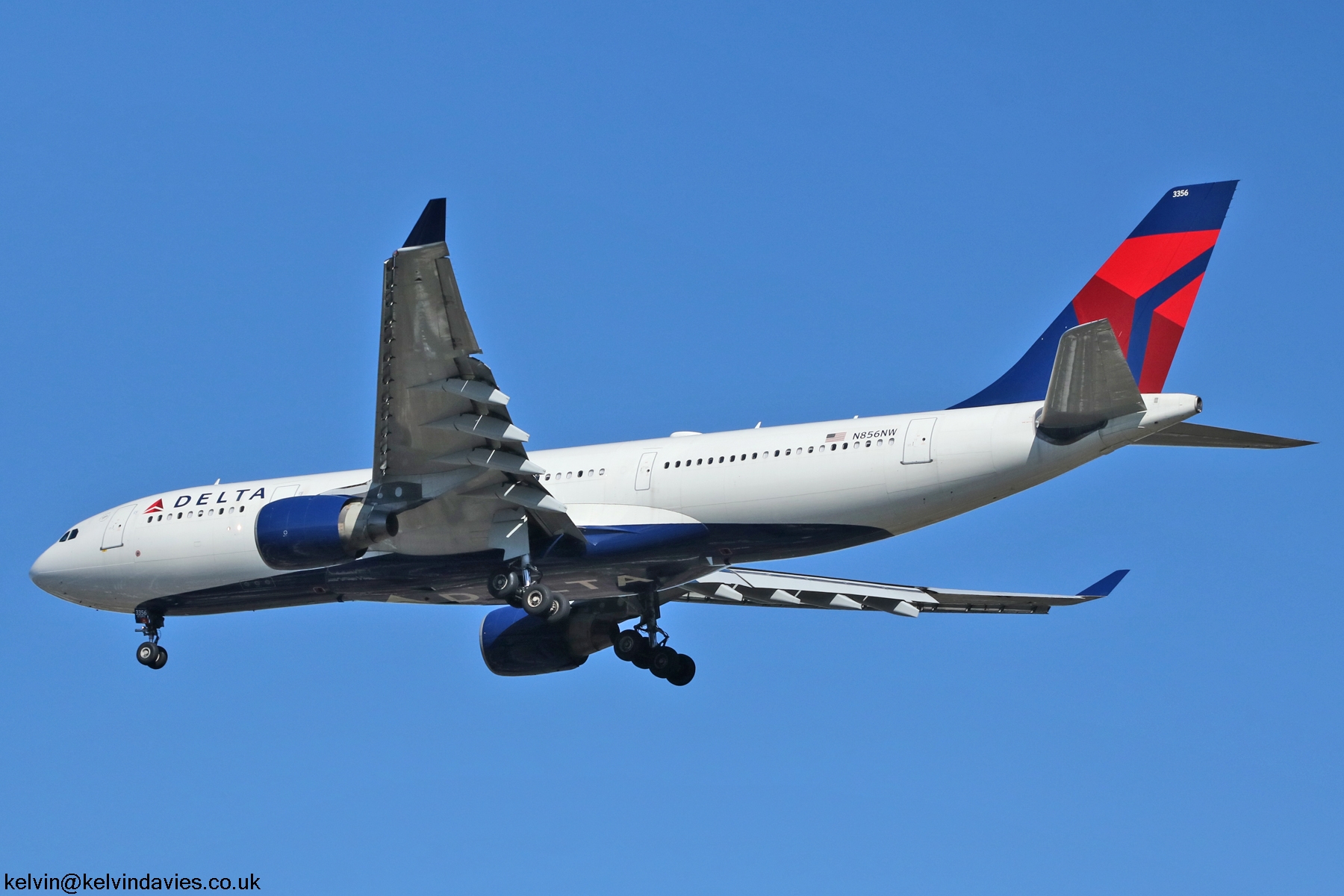 Delta Air Lines A330 N856NW