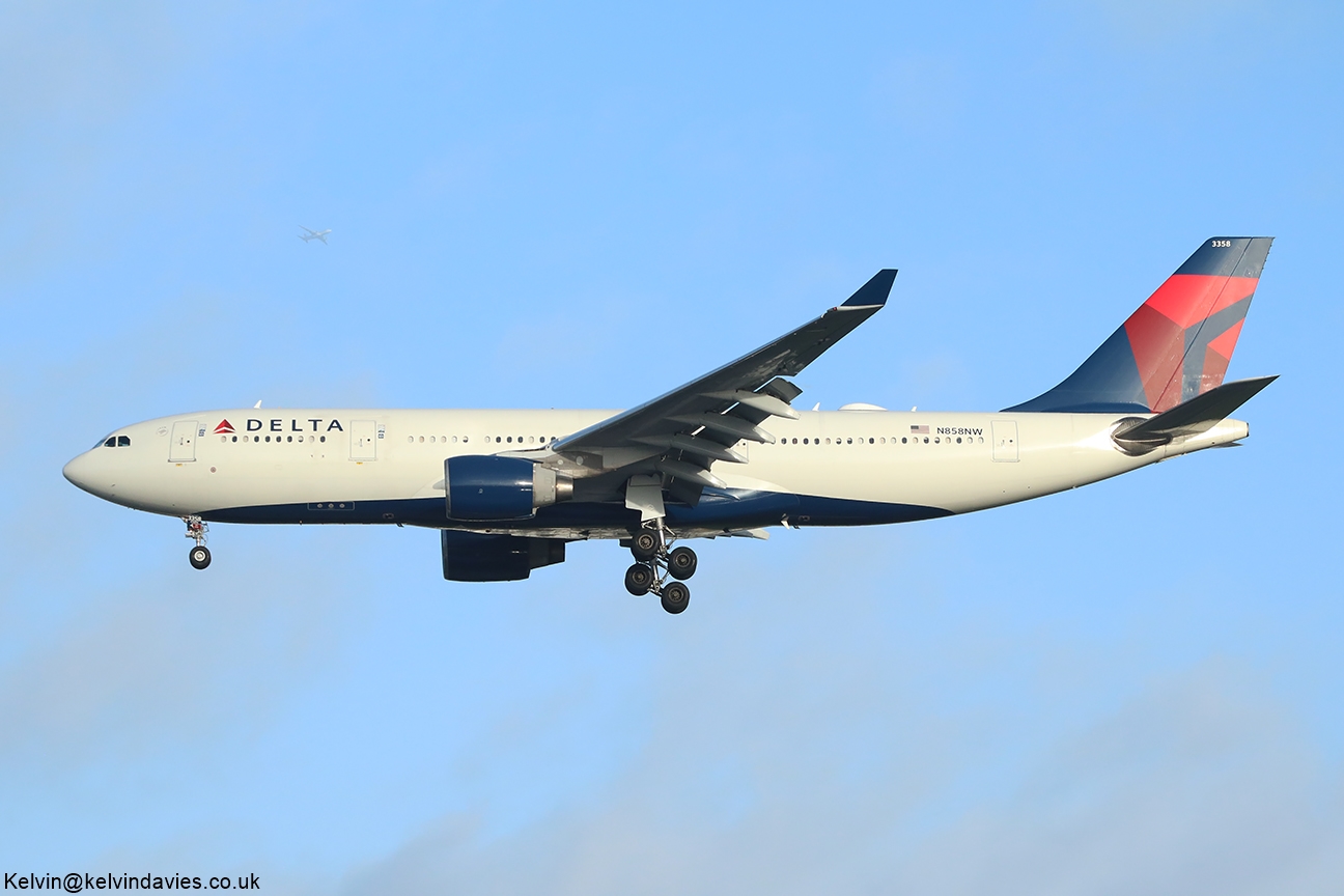 Delta Air Lines A330 N858NW