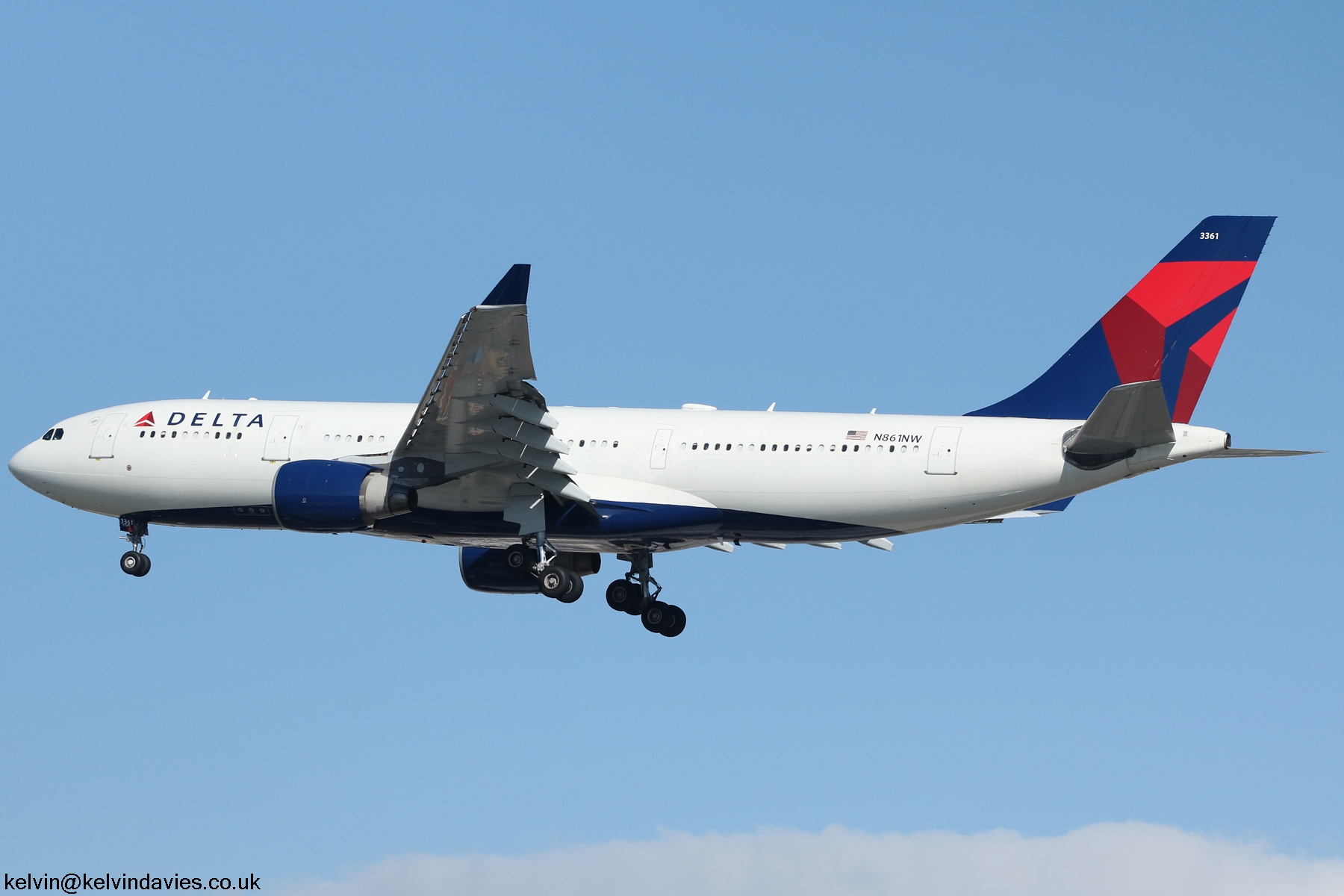 Delta Air Lines A330 N861NW
