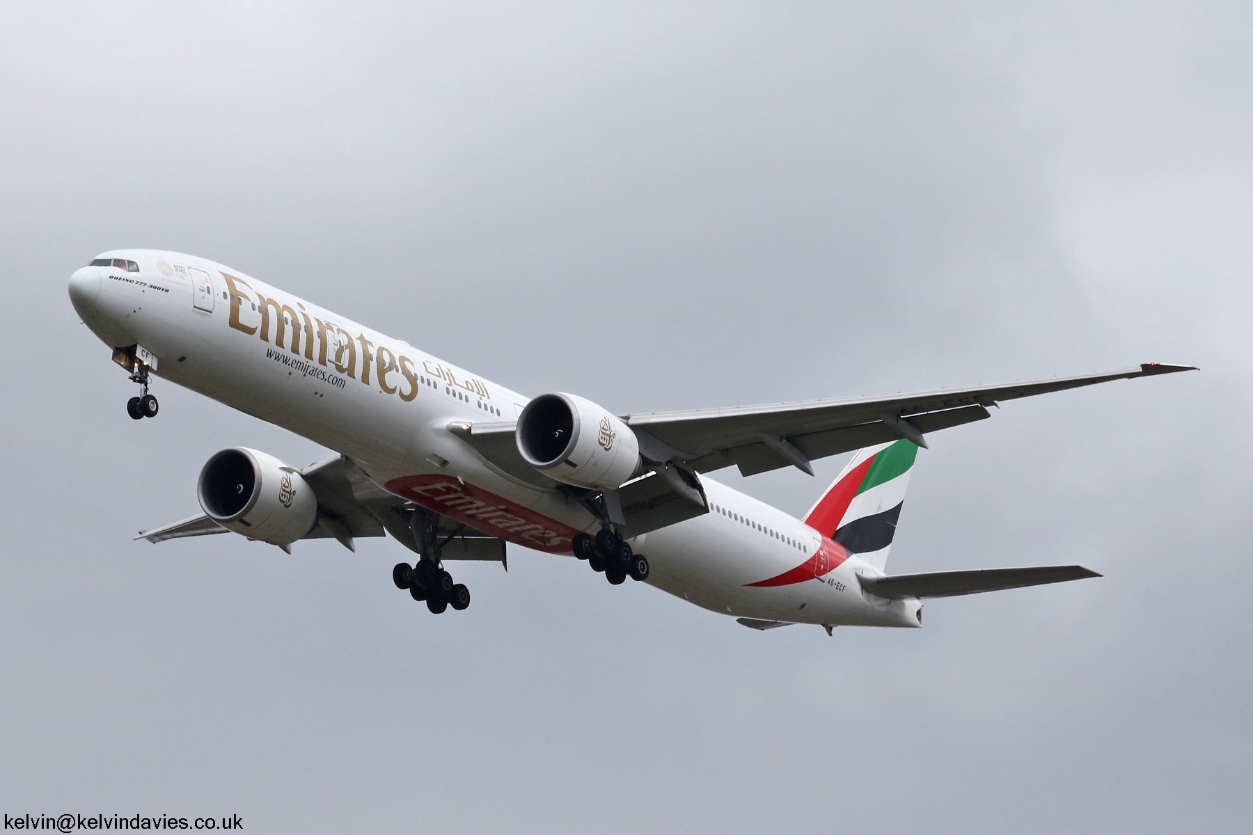 Emirates 777 A6-ECF