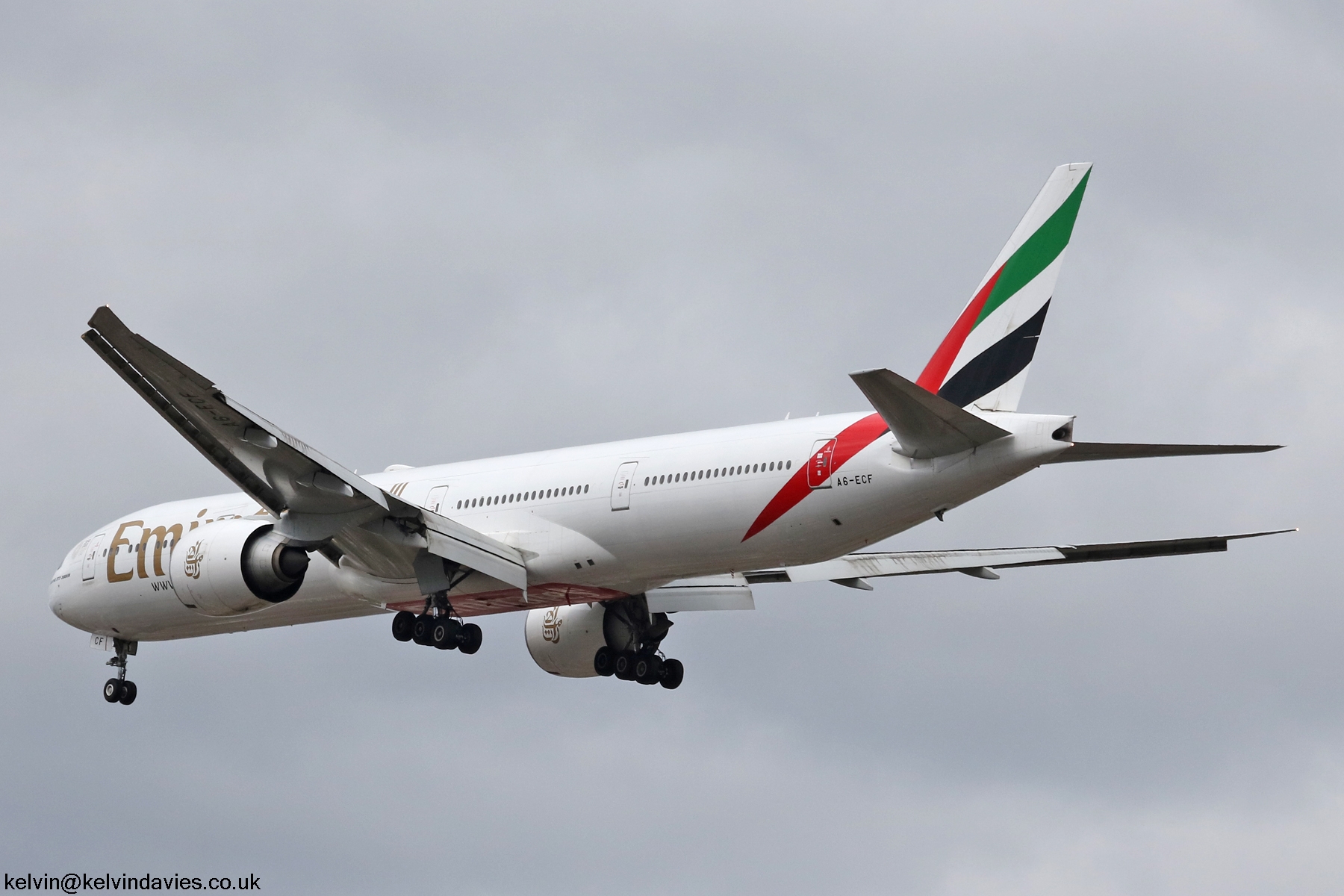 Emirates 777 A6-ECF