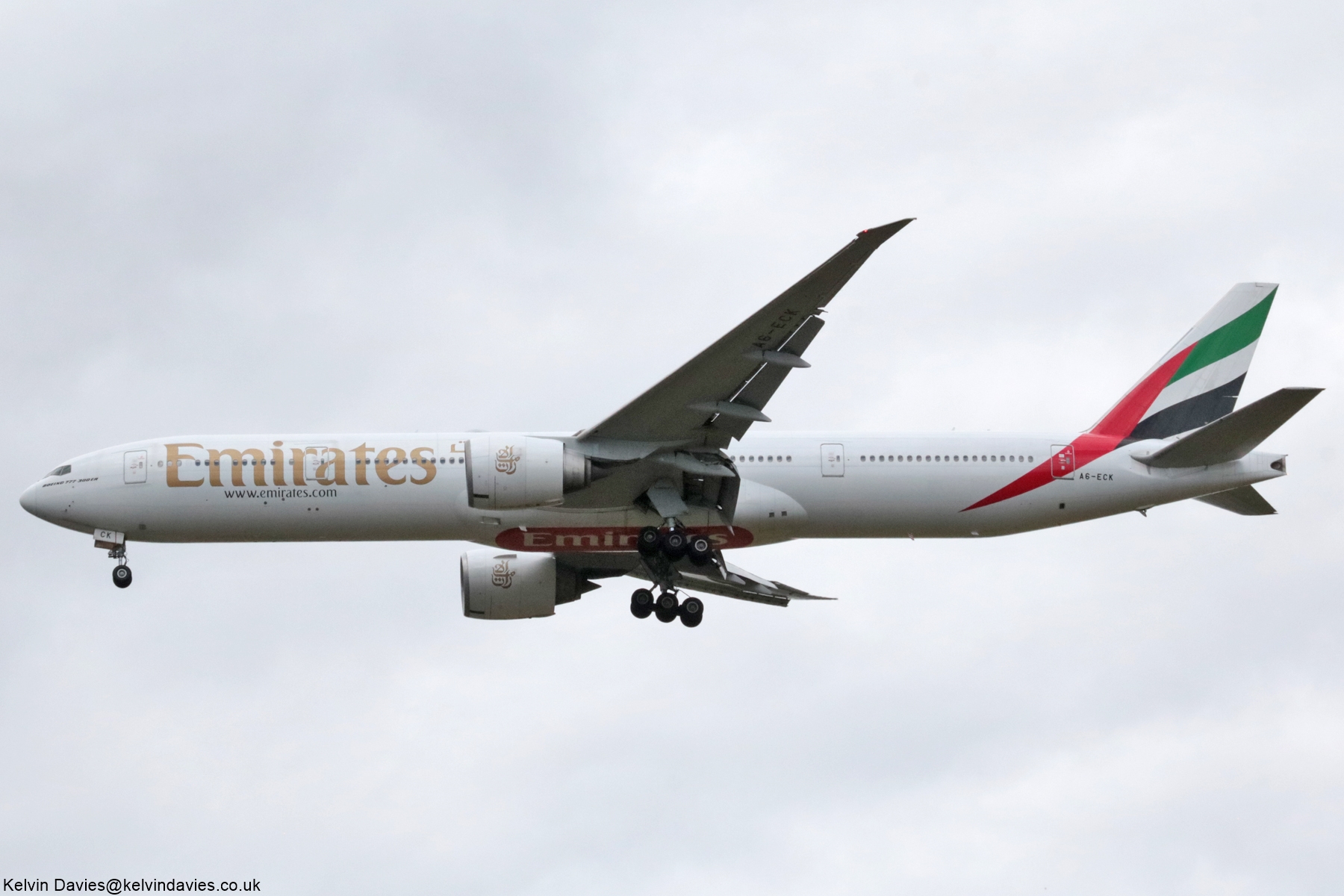 Emirates Airline 777 A6-ECK