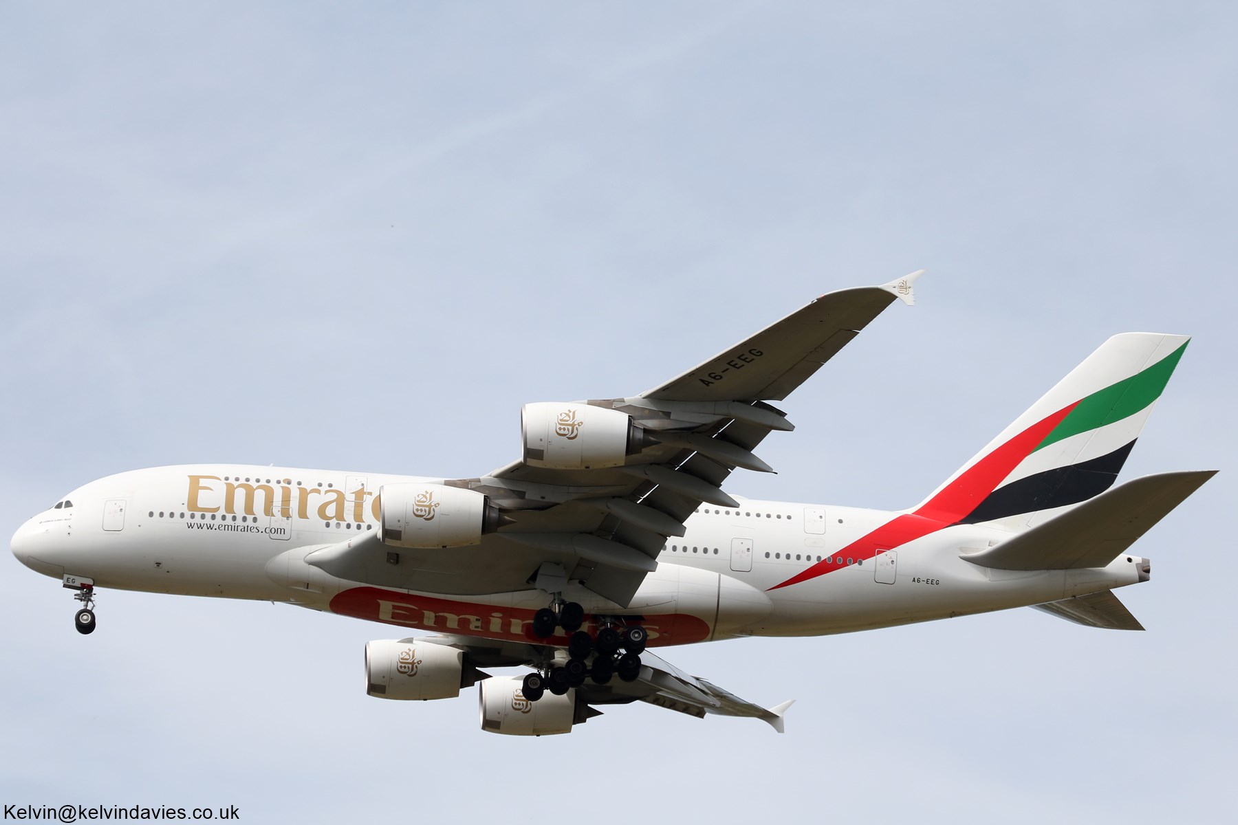 Emirates Airline A380 A6-EEG