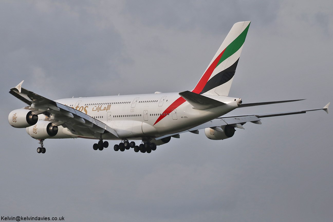 Emirates A380 A6-EEL