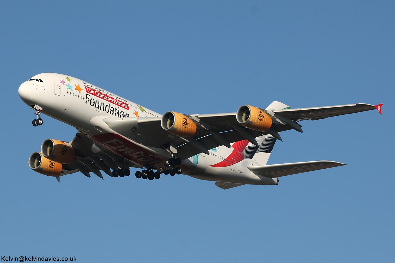 Emirates A380 A6-EEP