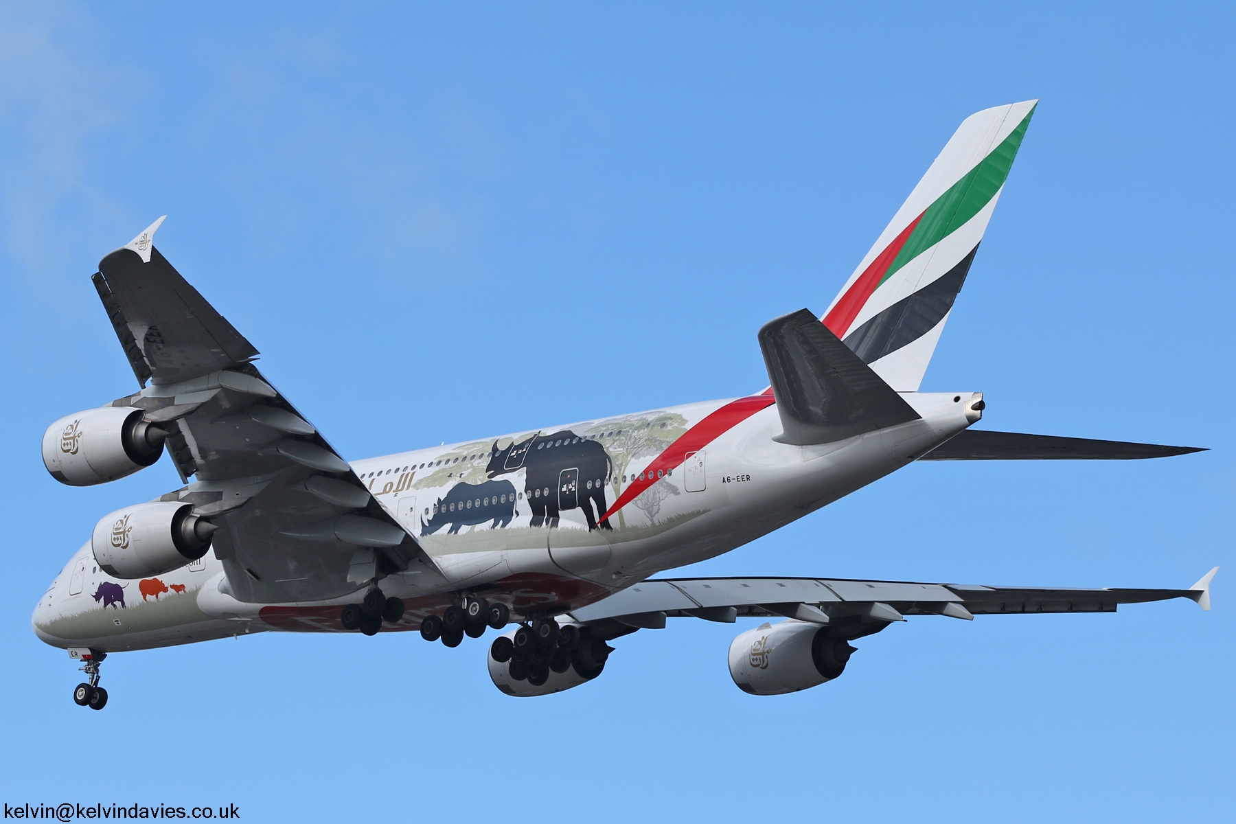 Emirates A380 A6-EER