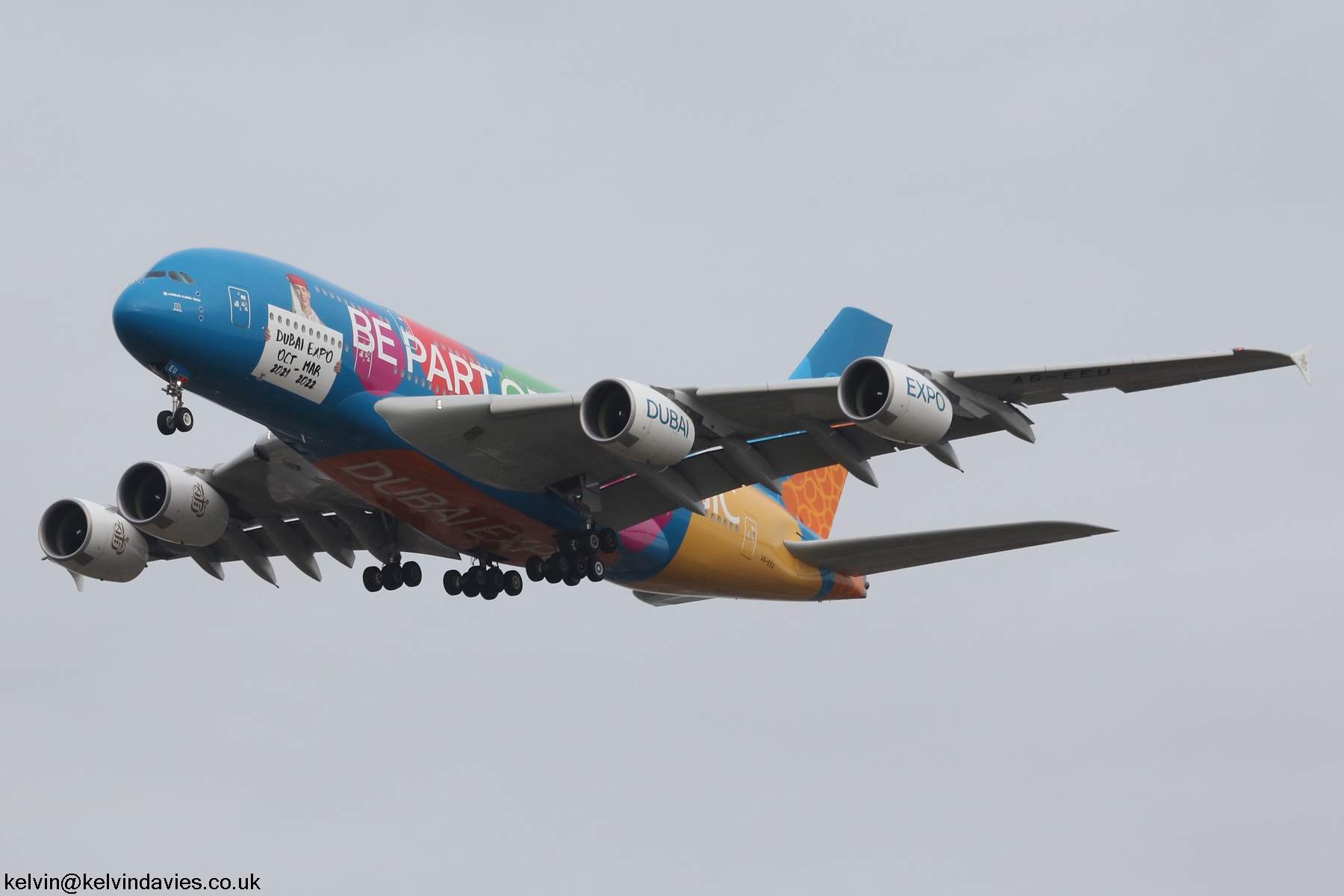 Emirates A380 A6-EEU