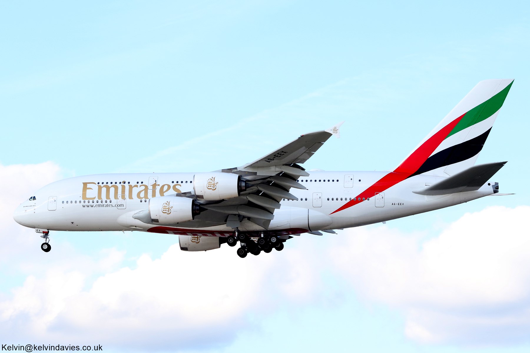 Emirates Airlines A380 A6-EEX