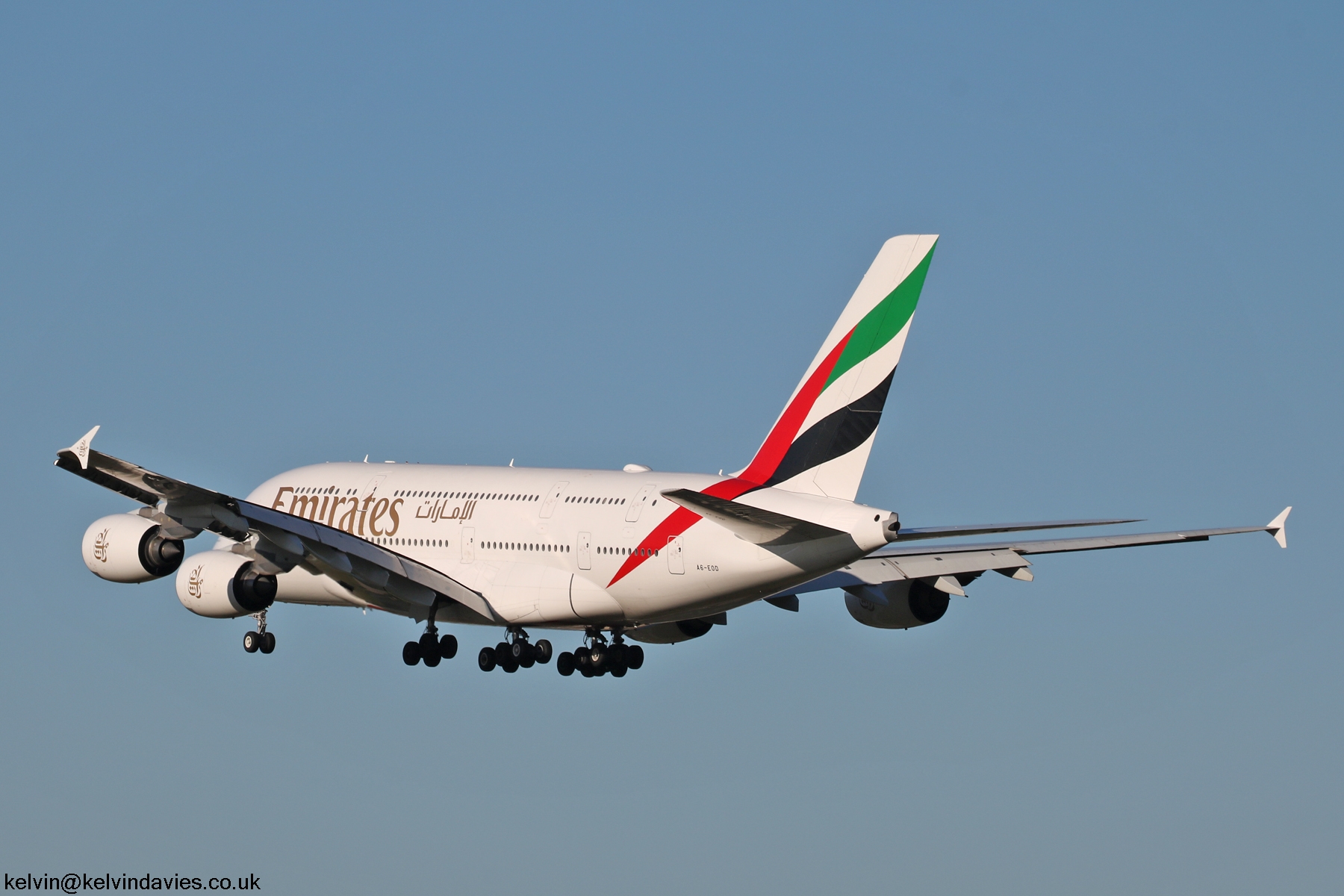 Emirates Airline A380 A6-EOD