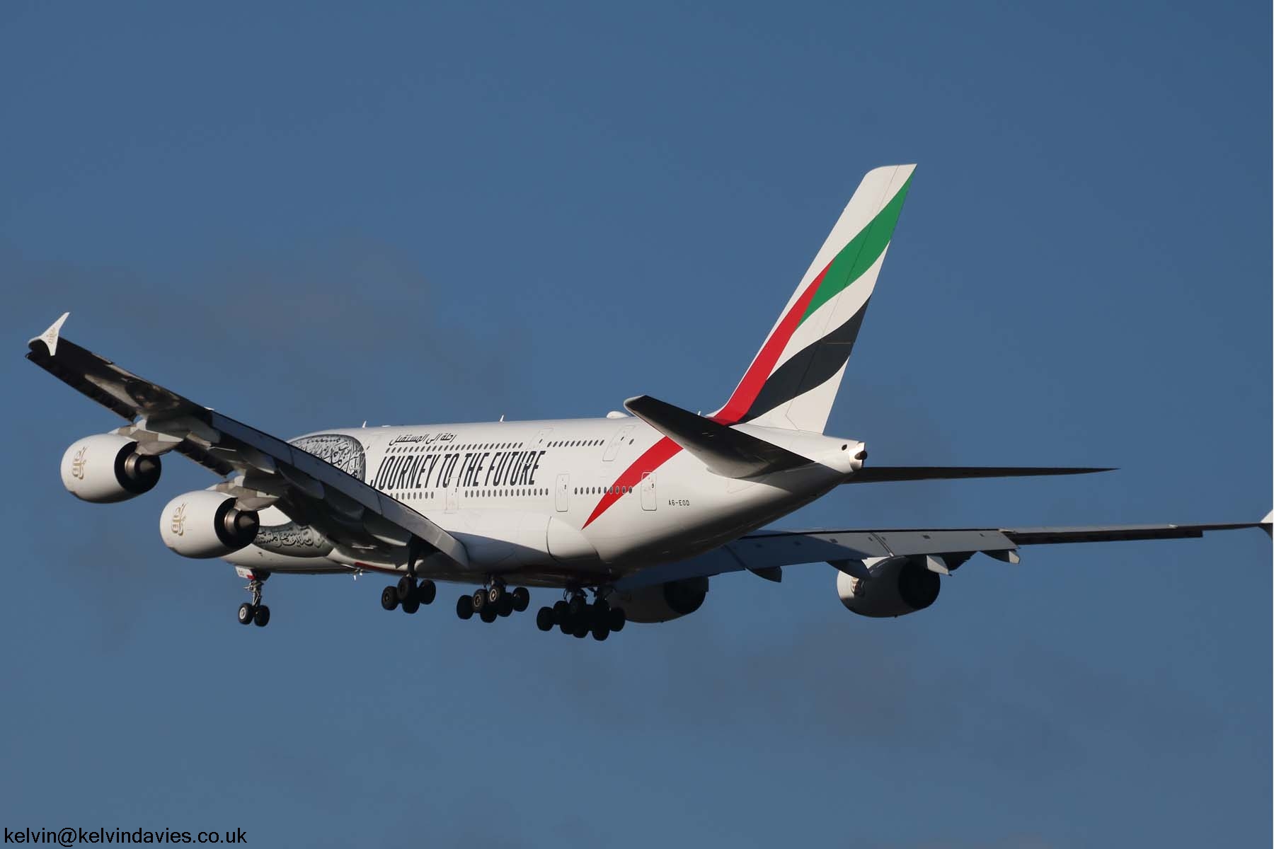 Emirates Airline A380 A6-EOD