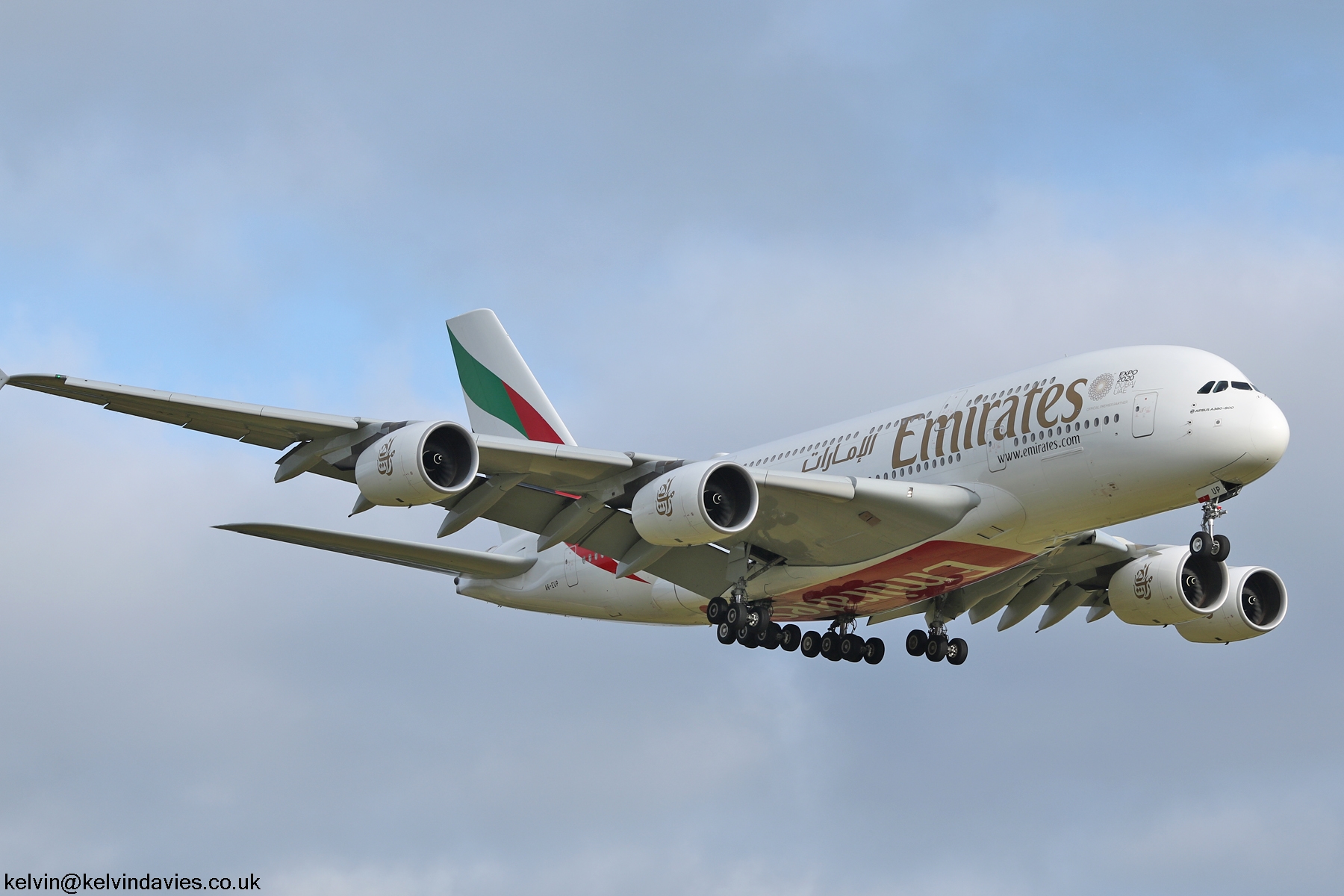 Emirates A380 A6-EUP