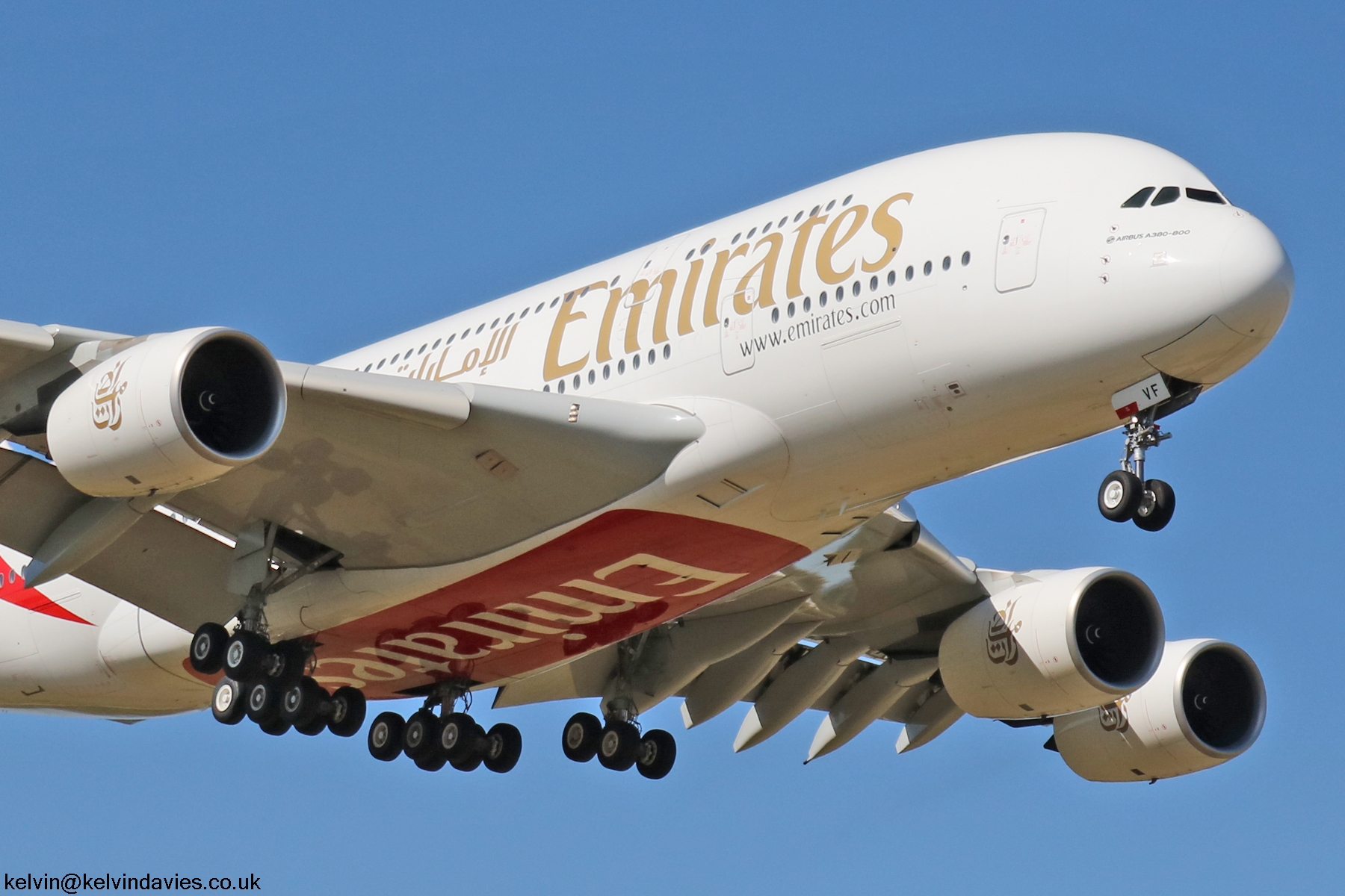 Emirates A380 A6-EVF