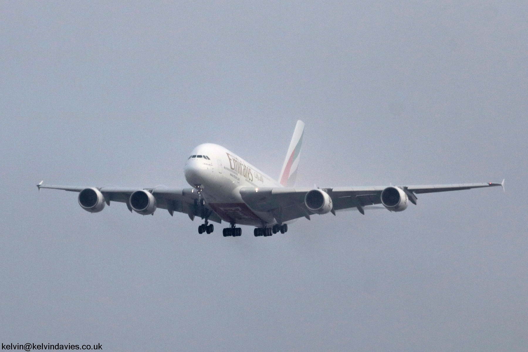 Emirates A380 A6-EVL