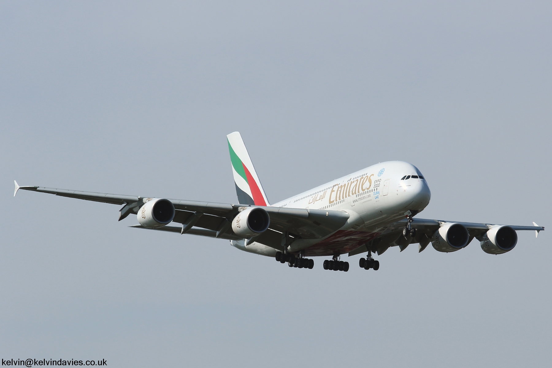 Emirates A380 A6-EDM