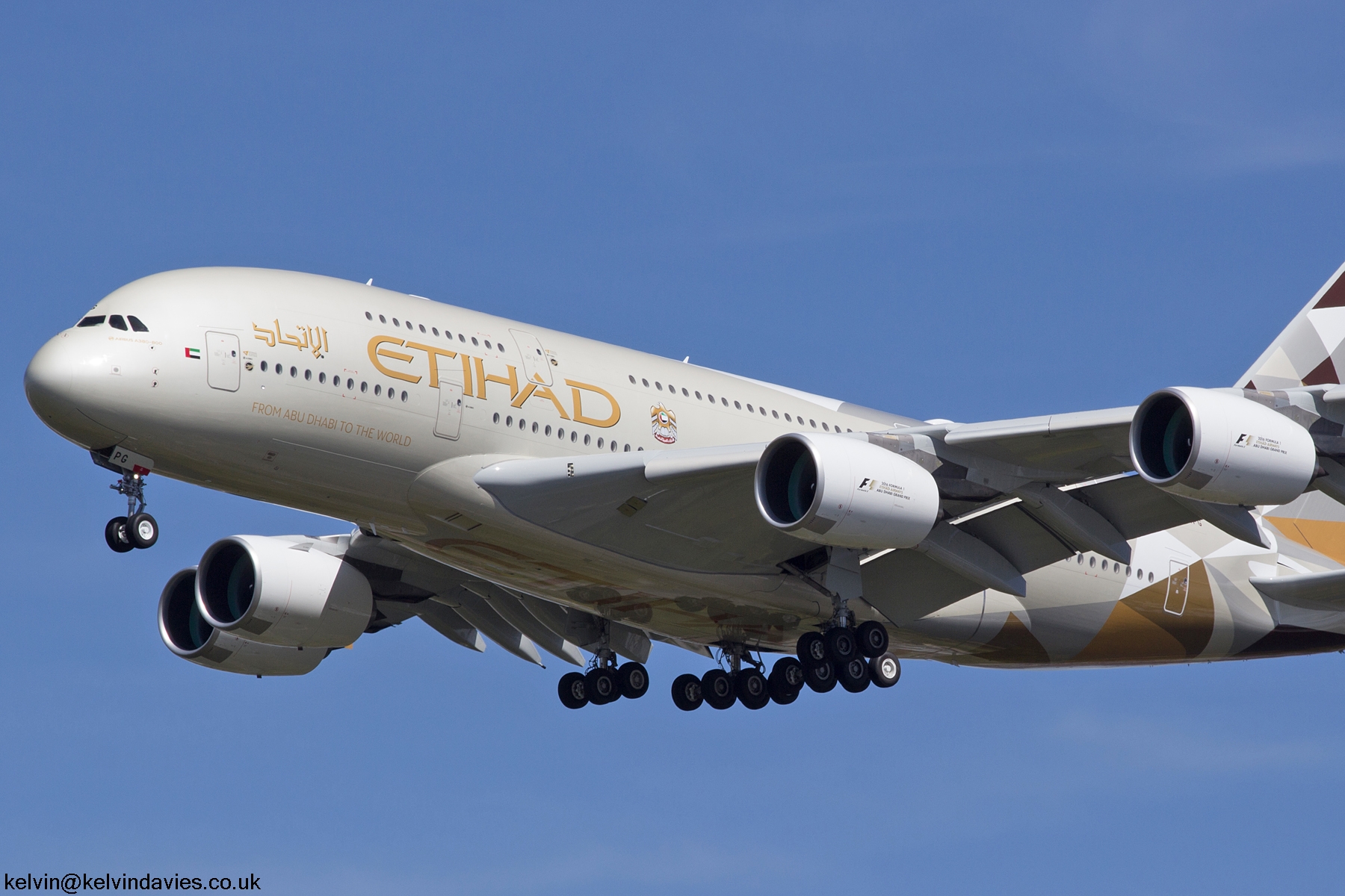 Etihad Airways A380 A6-APG