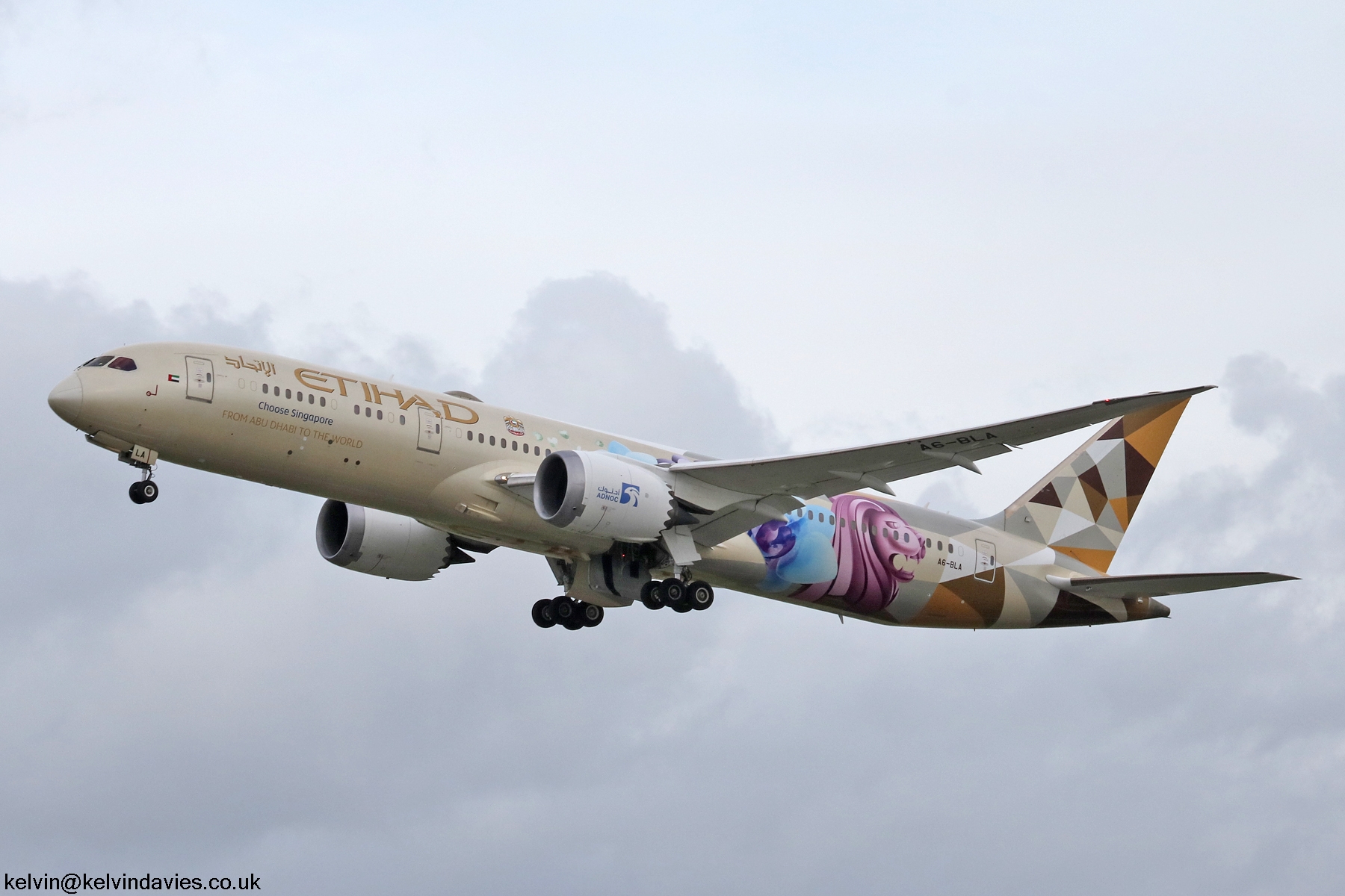 Etihad Airways 787 A6-BLA