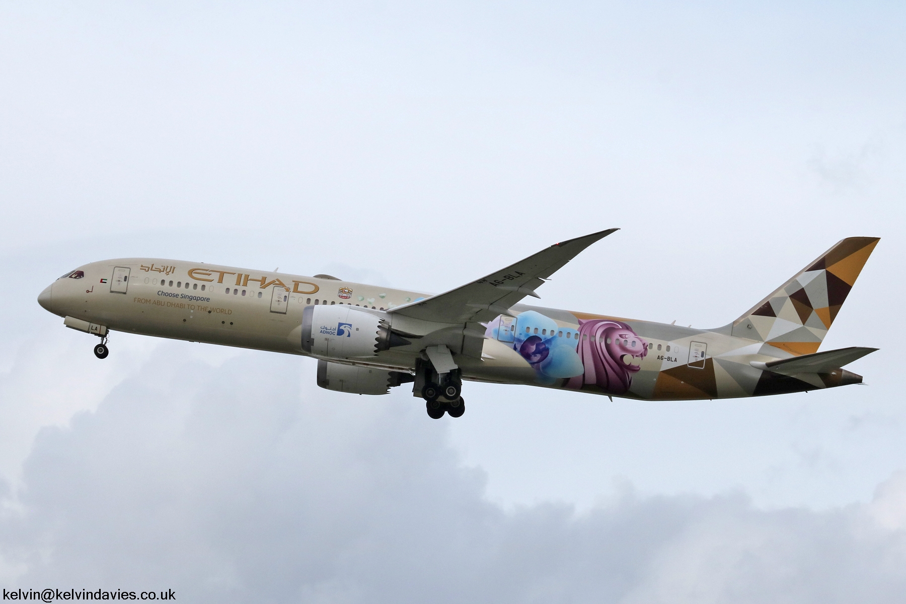 Etihad Airways 787 A6-BLA