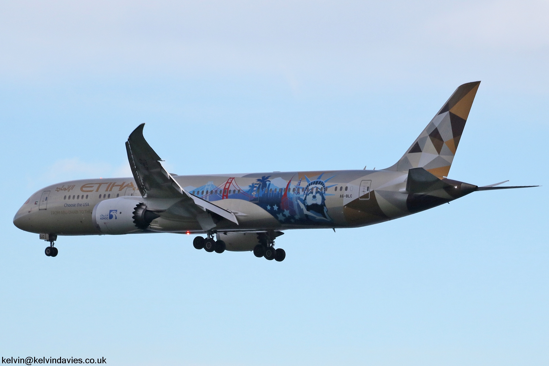 Etihad Airways 787 A6-BLC
