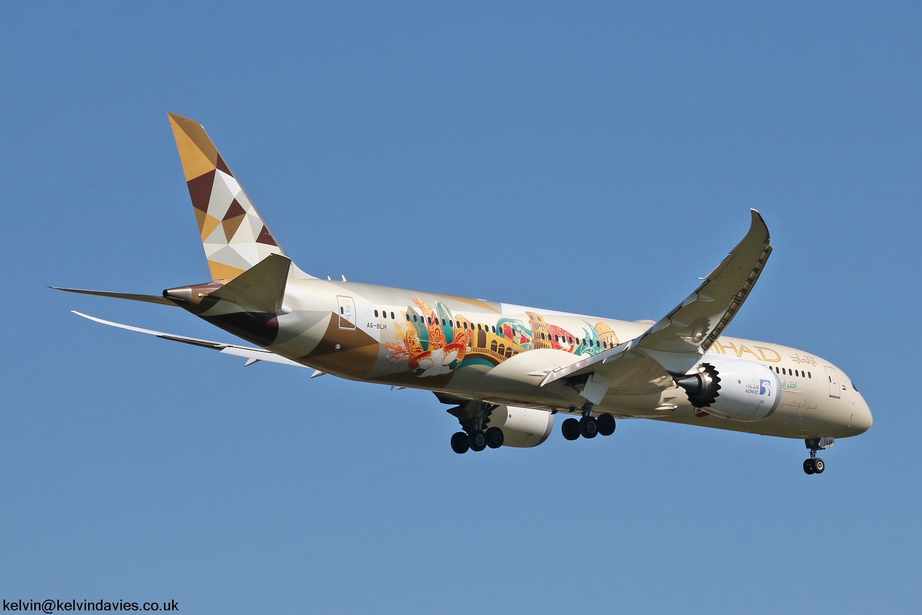 Etihad Airways 787 A6-BLH