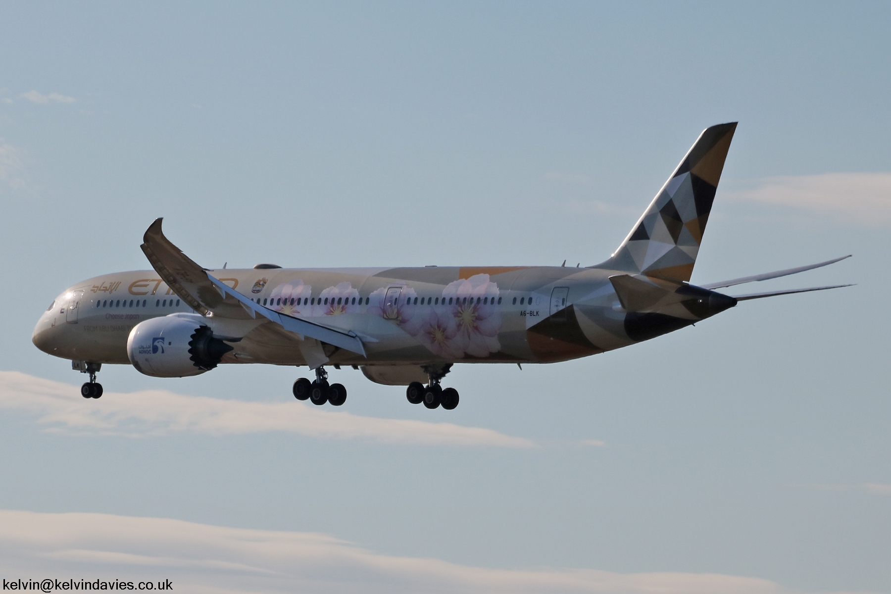 Etihad Airways 787 A6-BLK