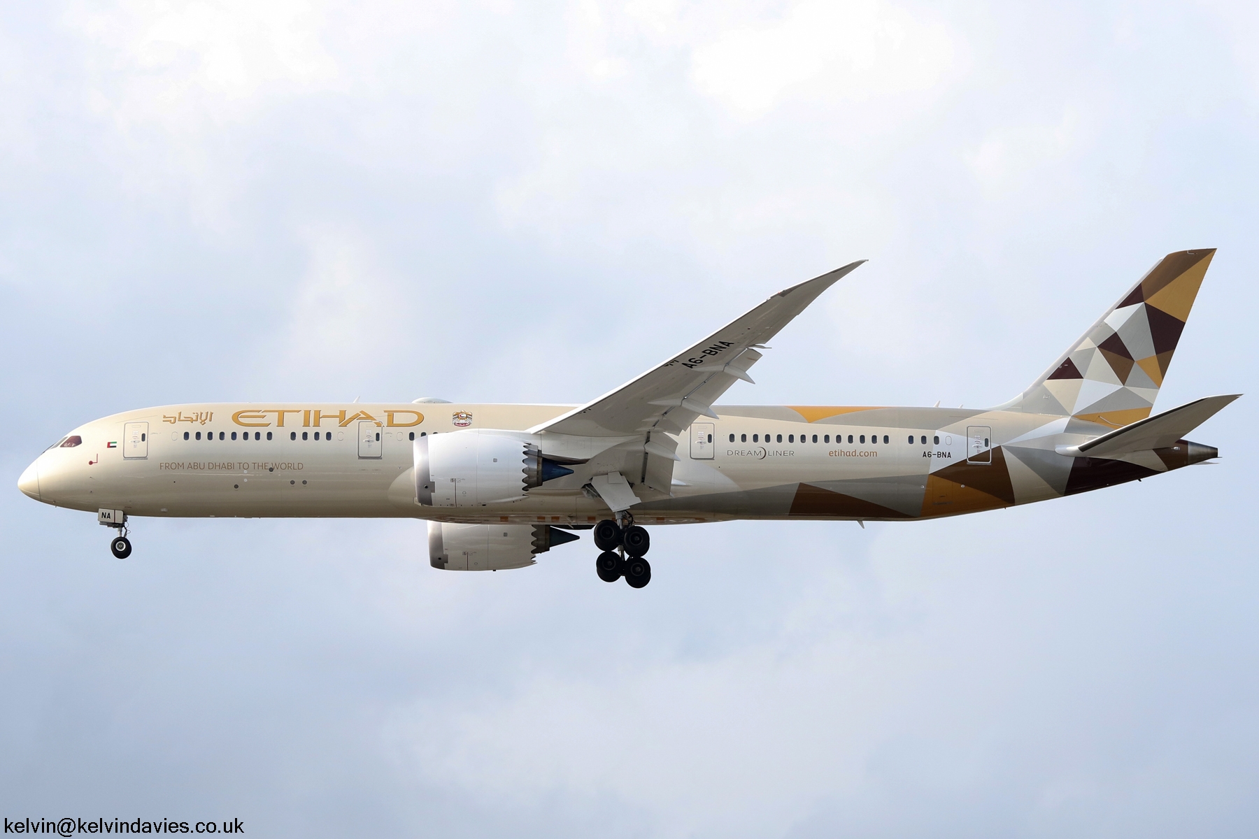 Etihad Airways 787 A6-BNA
