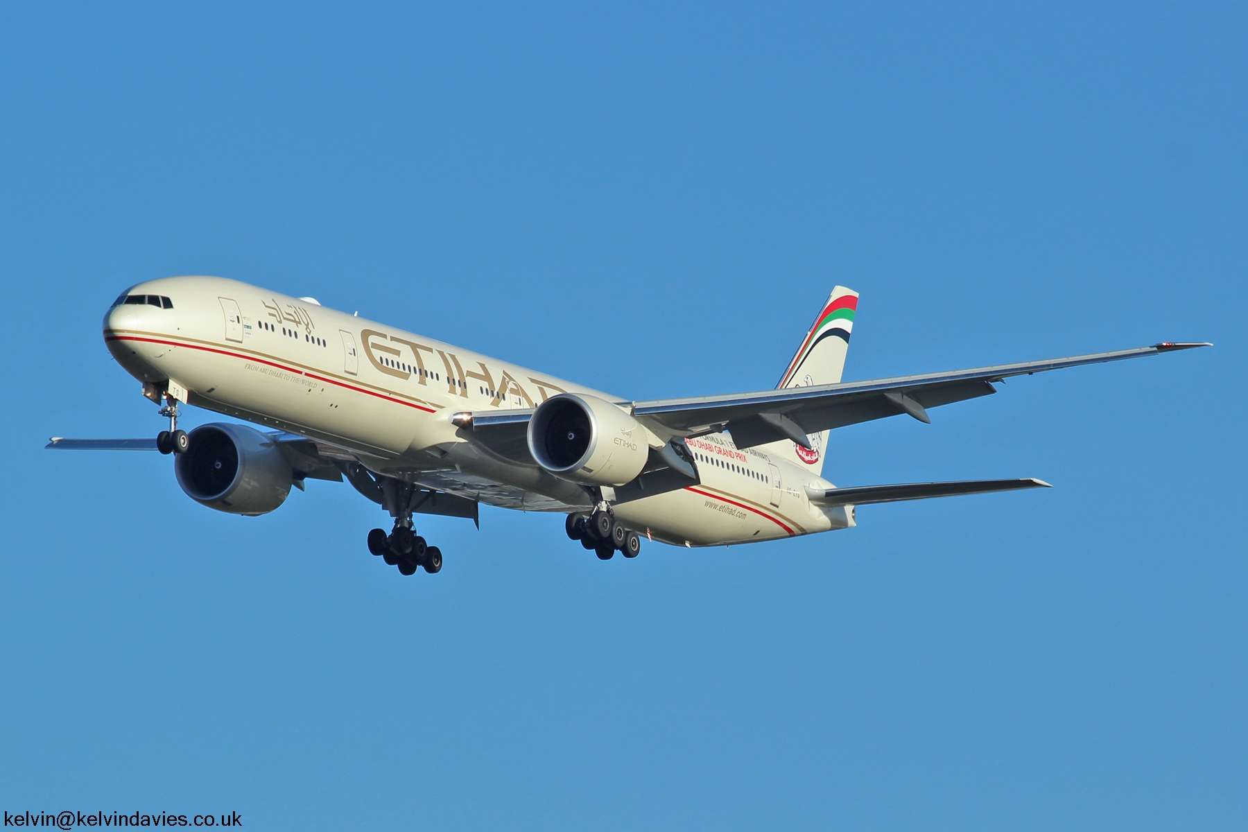 Etihad Airways 777 A6-ETS