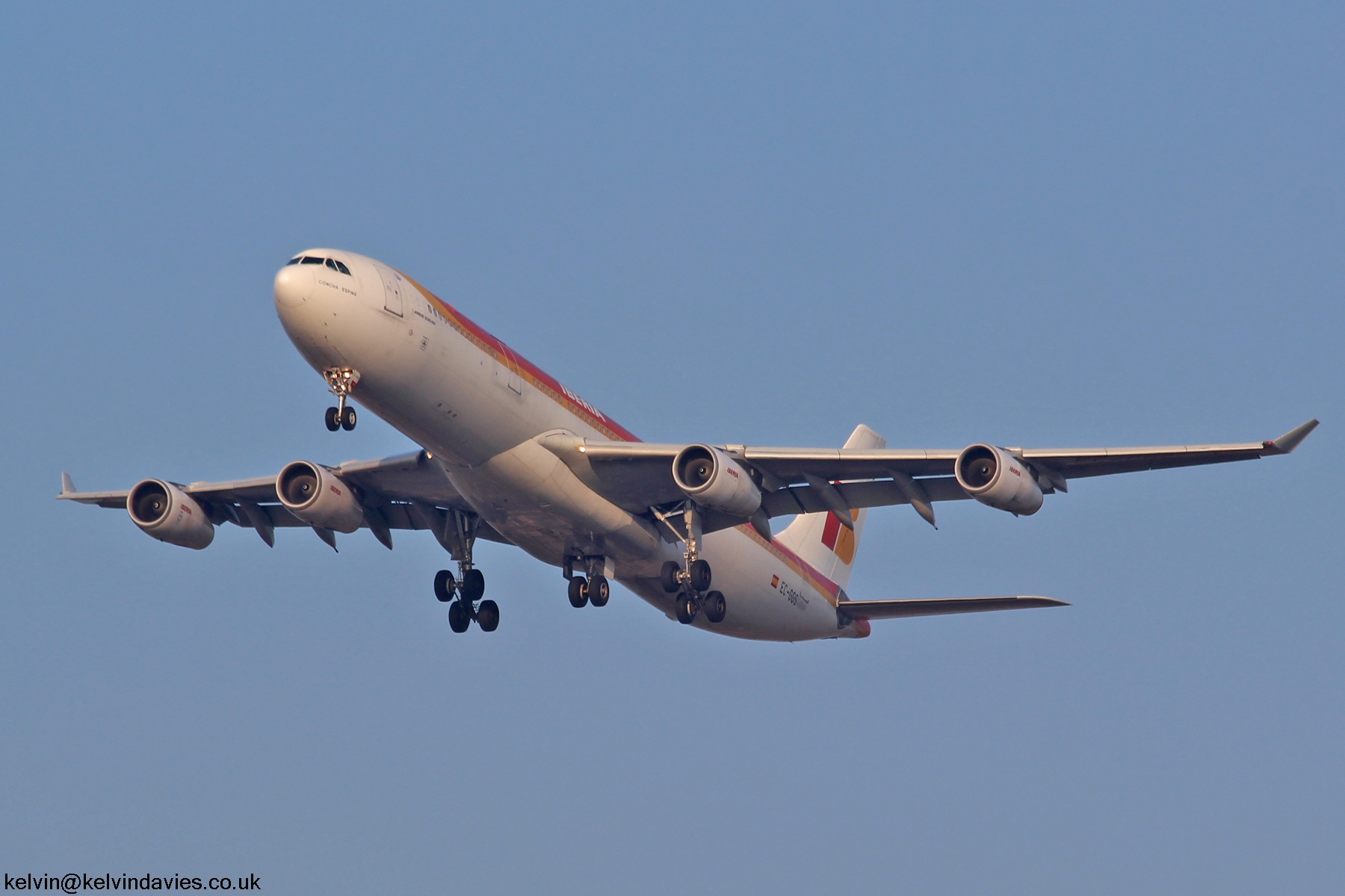 Iberia A340 EC-GGS