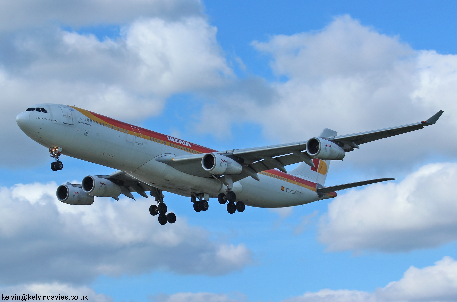 Iberia A340 EC-GLE