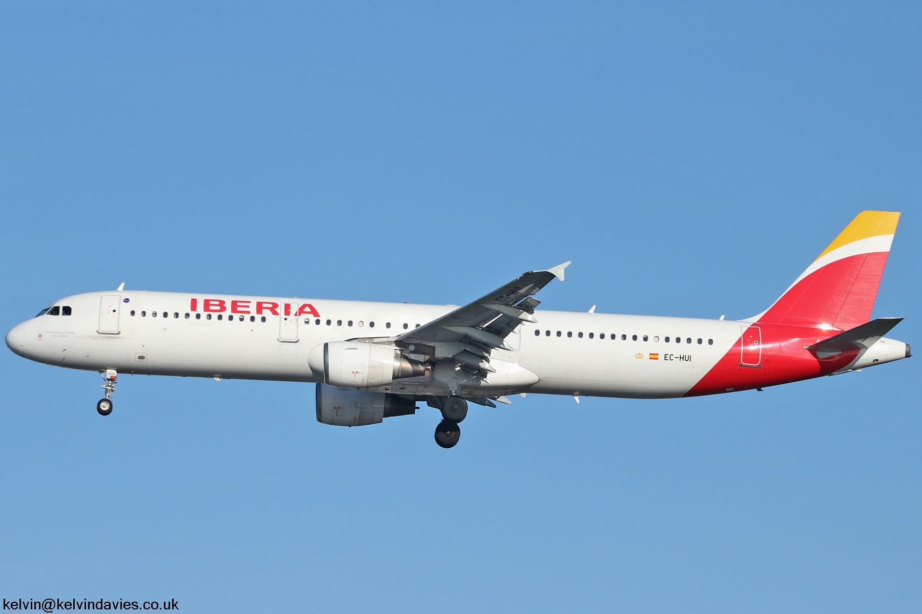 Iberian A321 EC-HUI