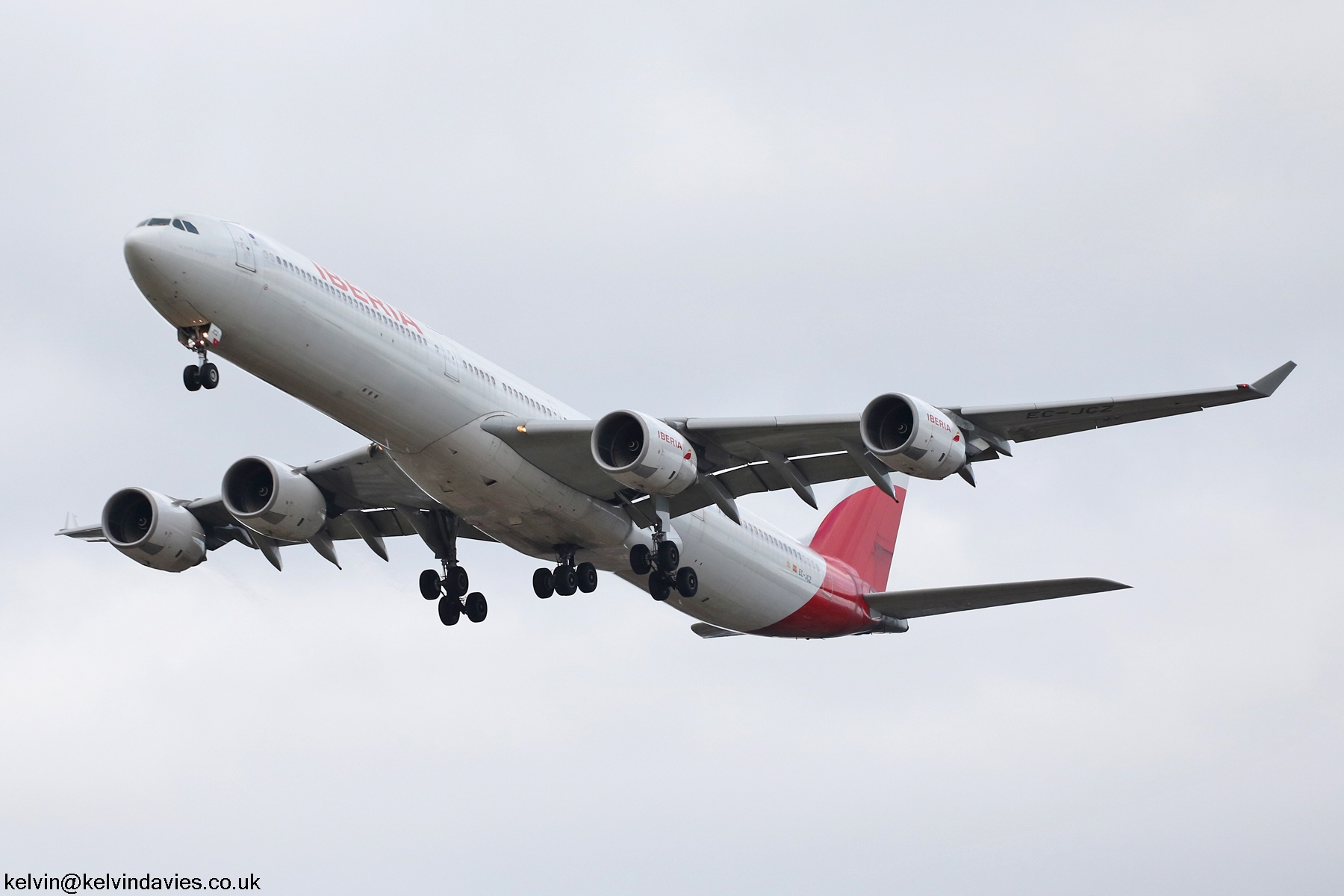 Iberia A340 EC-JCZ