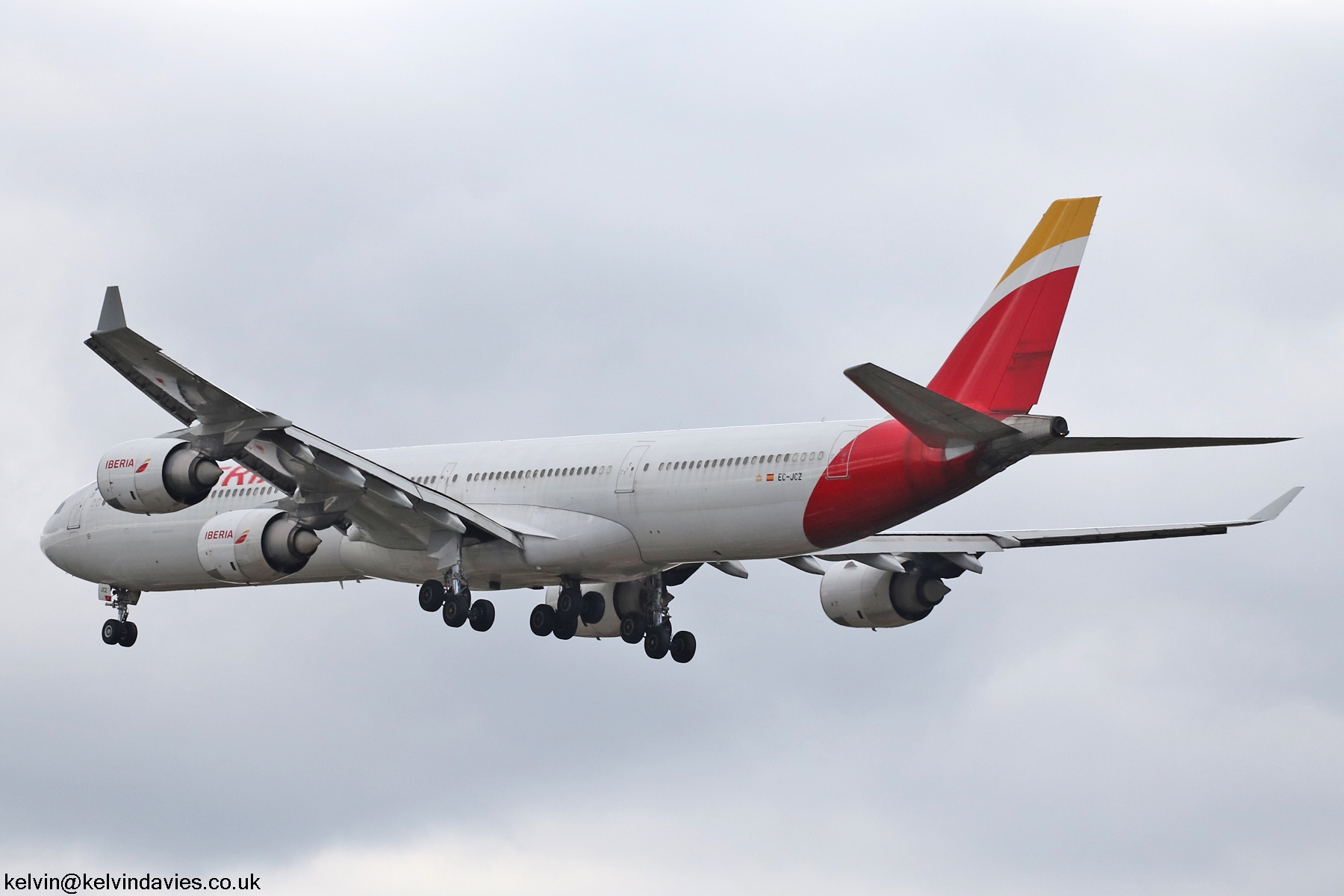 Iberia A340 EC-JCZ