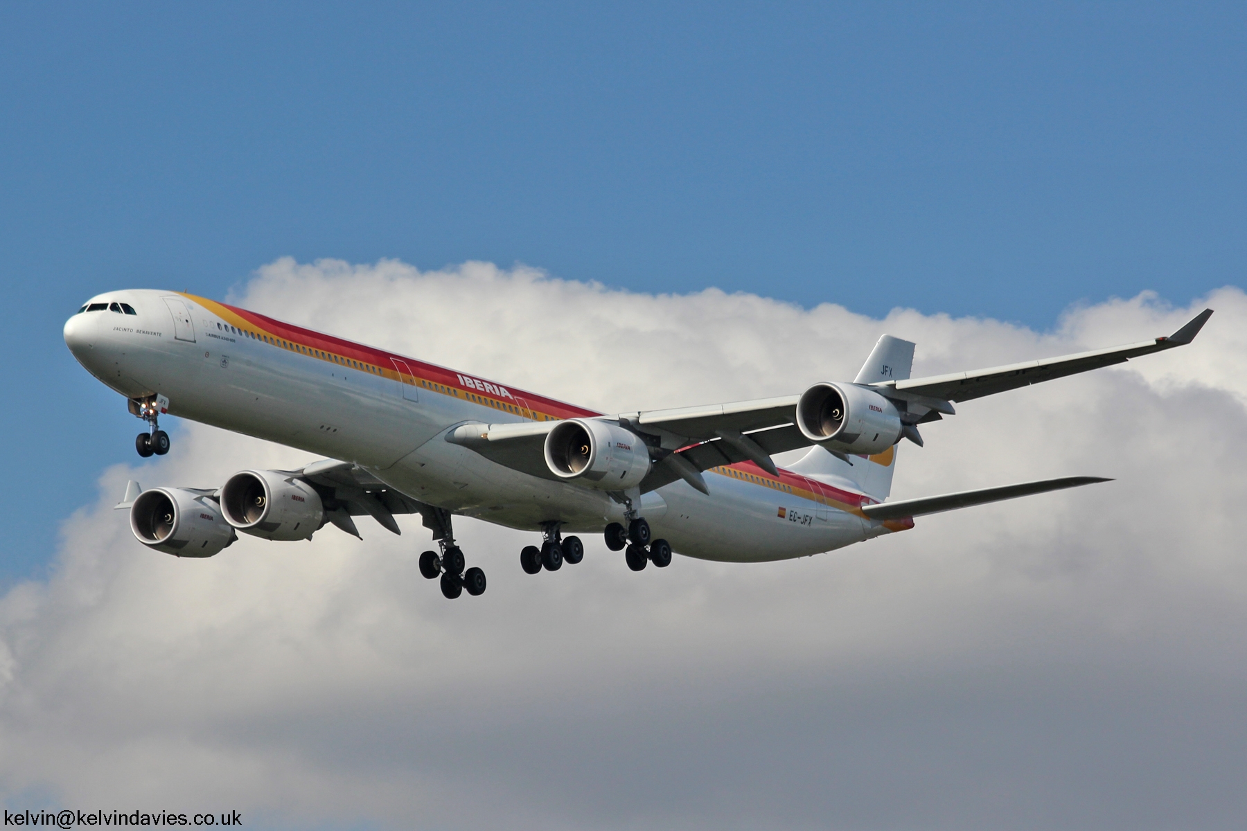 Iberia A340 EC-JFX