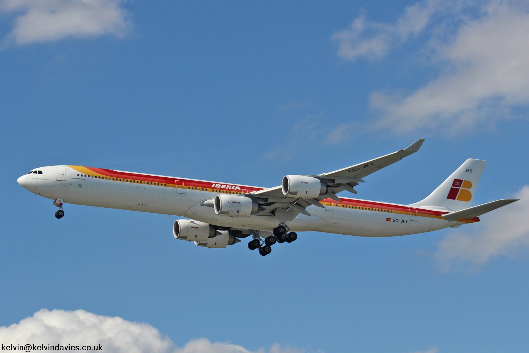 Iberia A340 EC-JFX