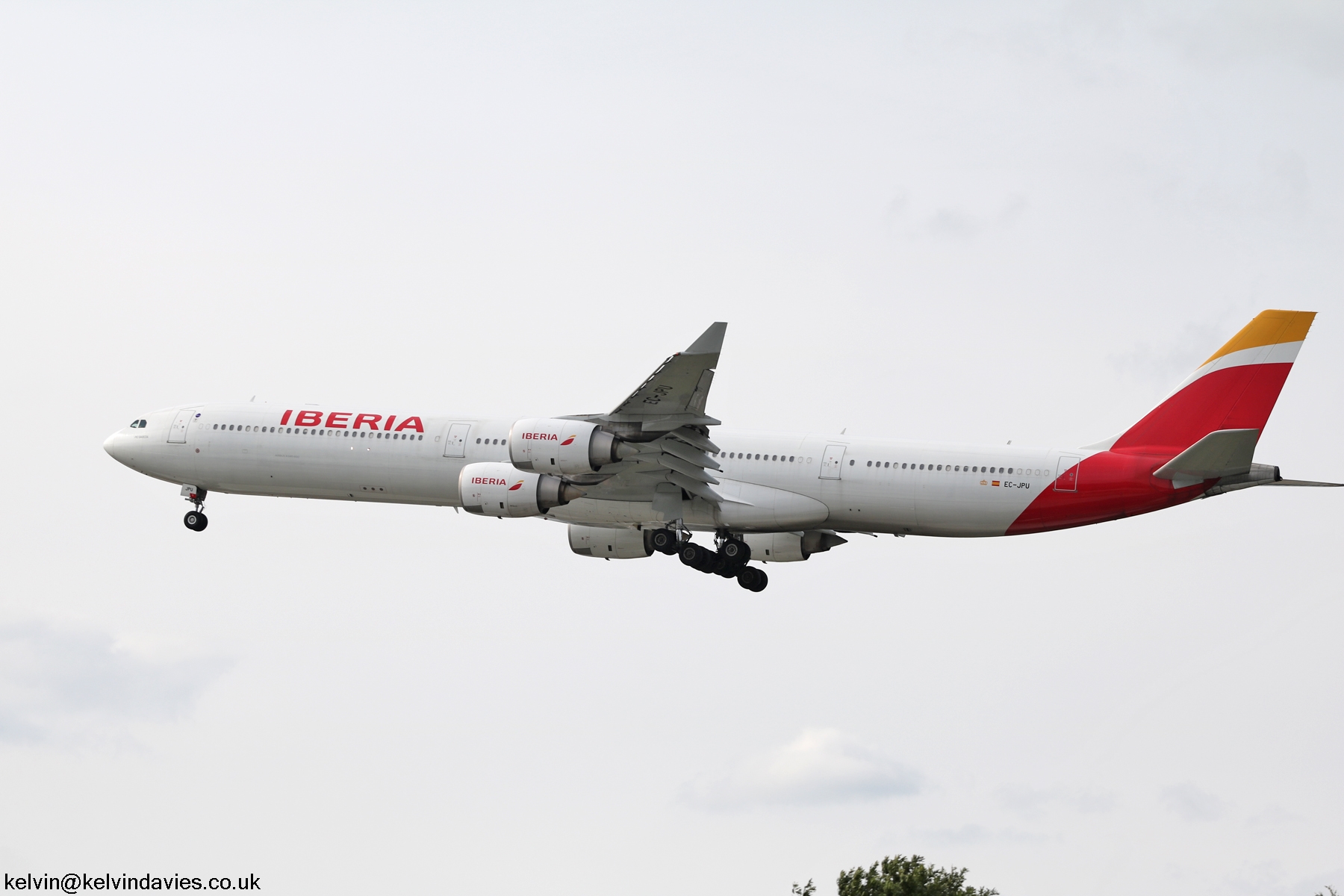 Iberia A340 EC-JPU