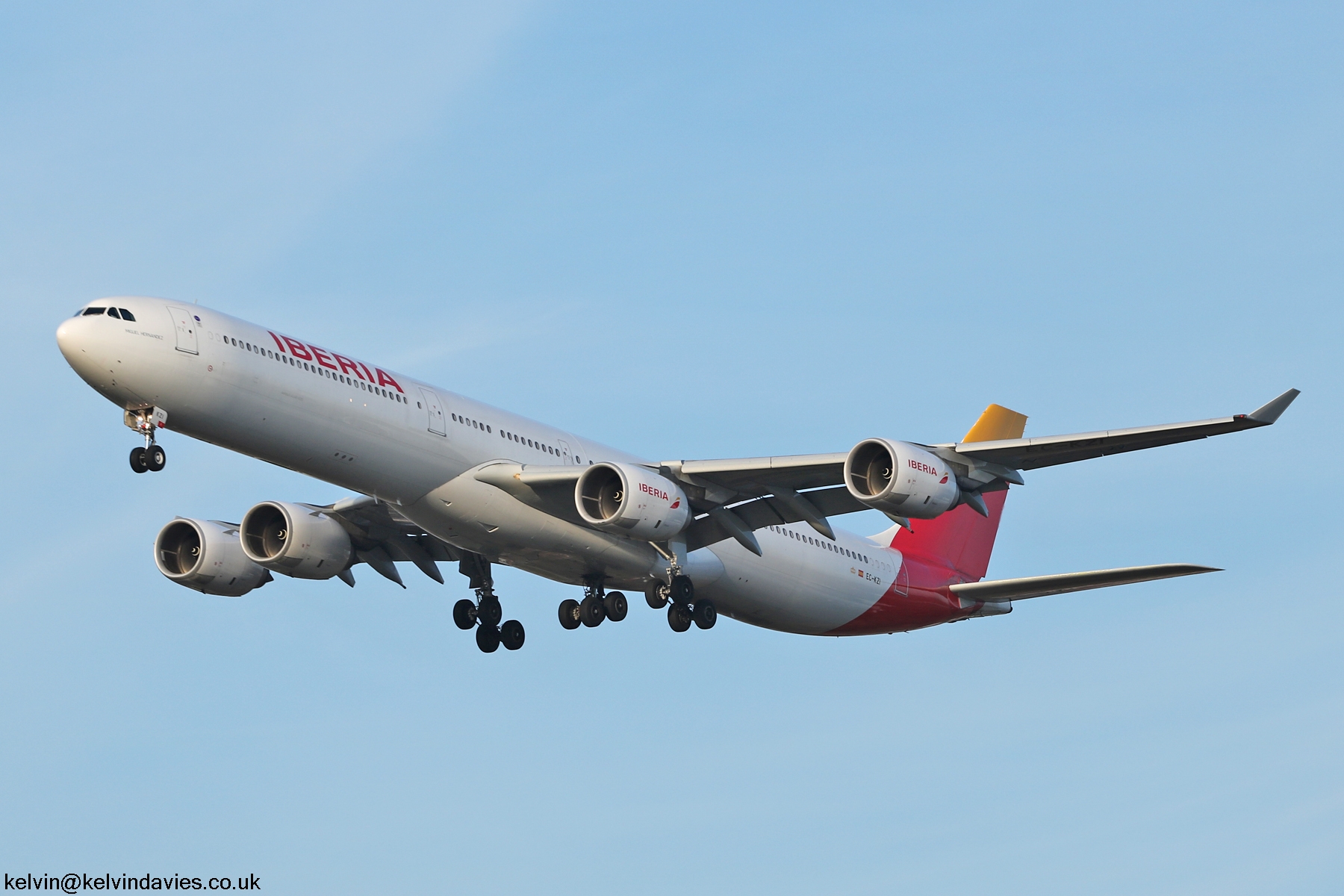 Iberia A340 EC-KZI