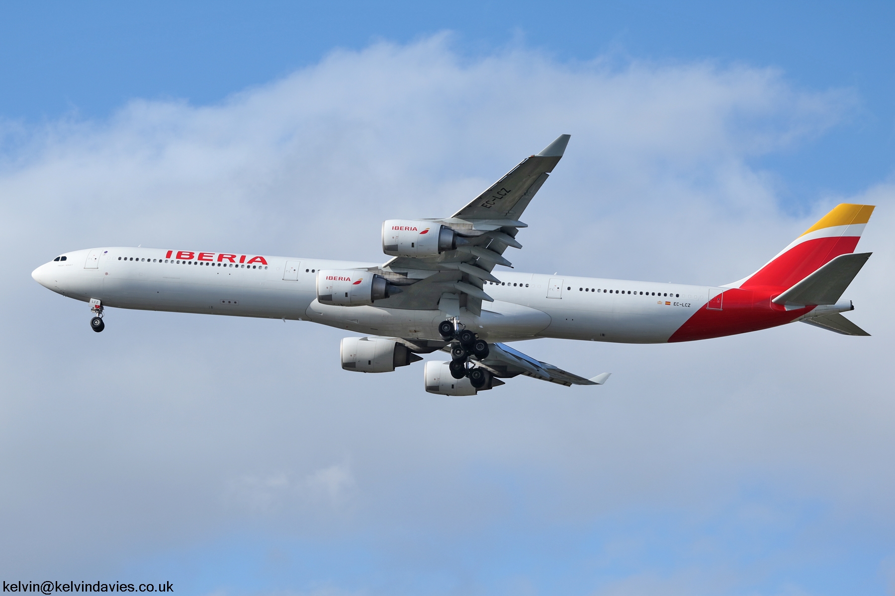 Iberia A340 EC-LCZ