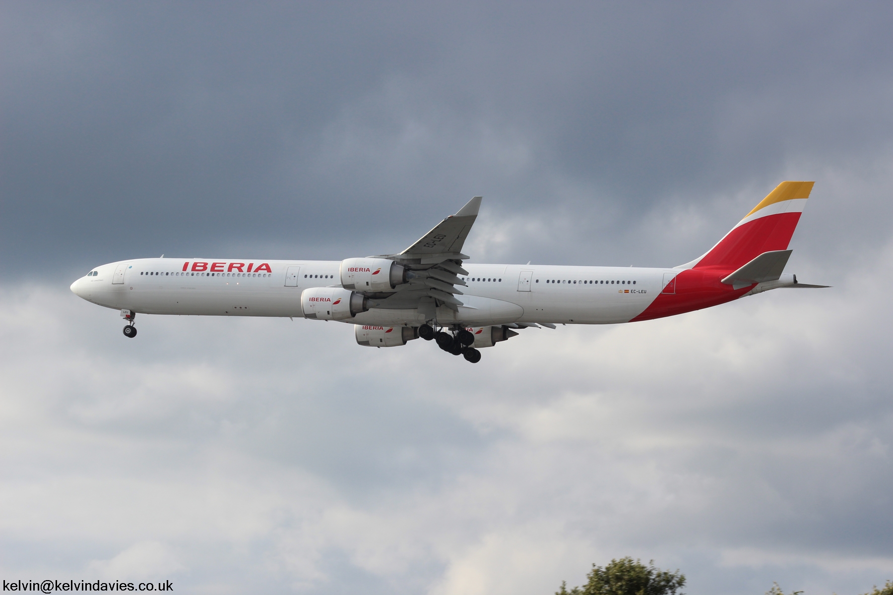 Iberia A340 EC-LEU