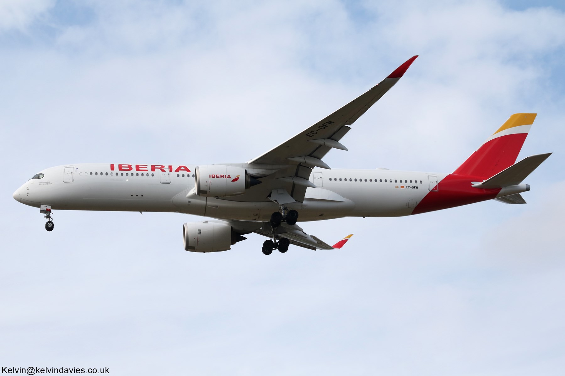 Iberia A350 EC-OFM