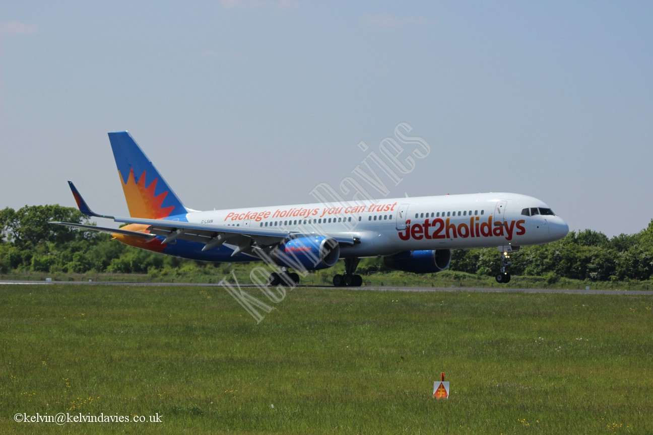 Jet2 B757 G-LSAN