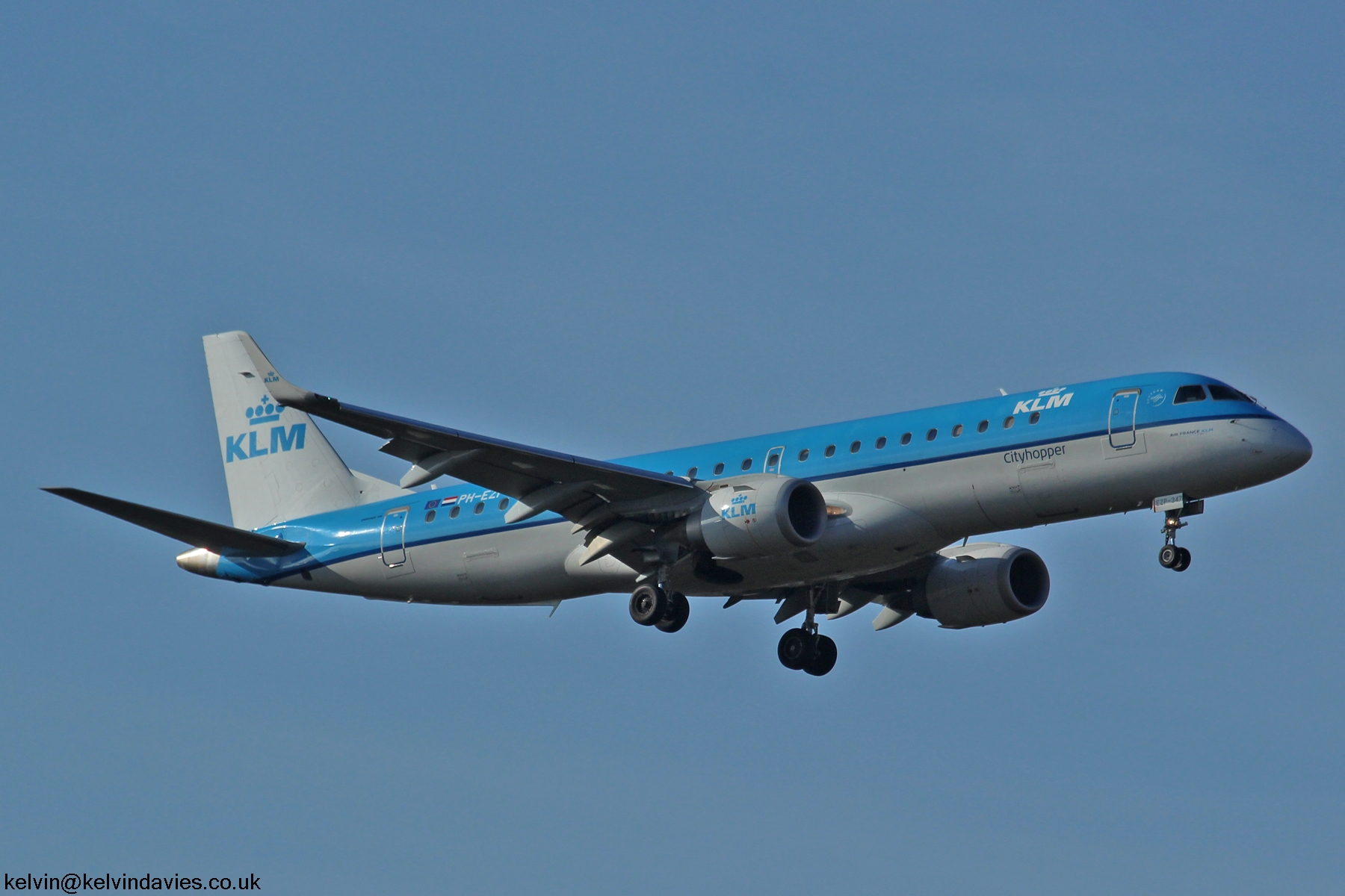 KLM Cityhopper ERJ190 PH-EZP