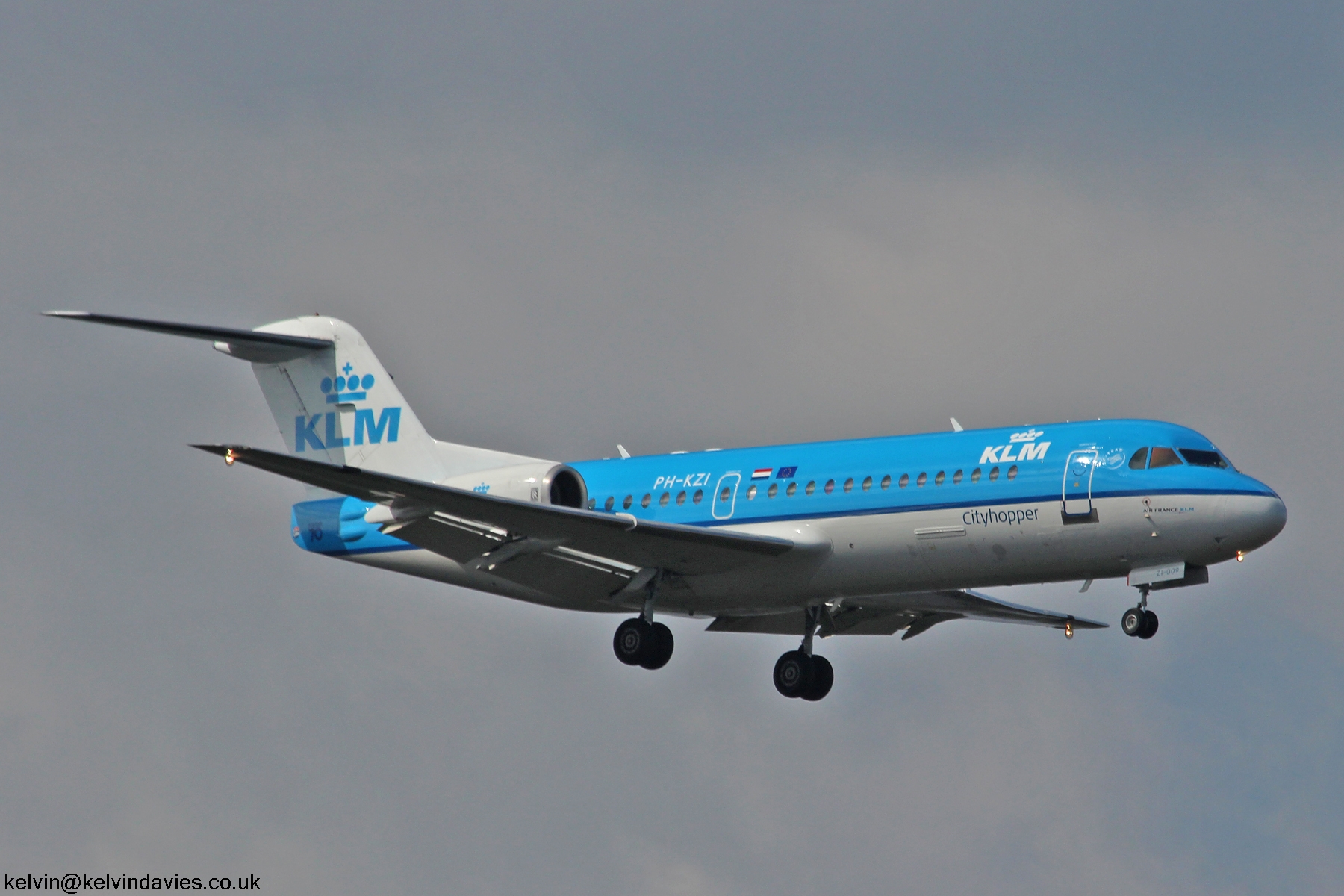 KLM Cityhopper F70 PH-KZI