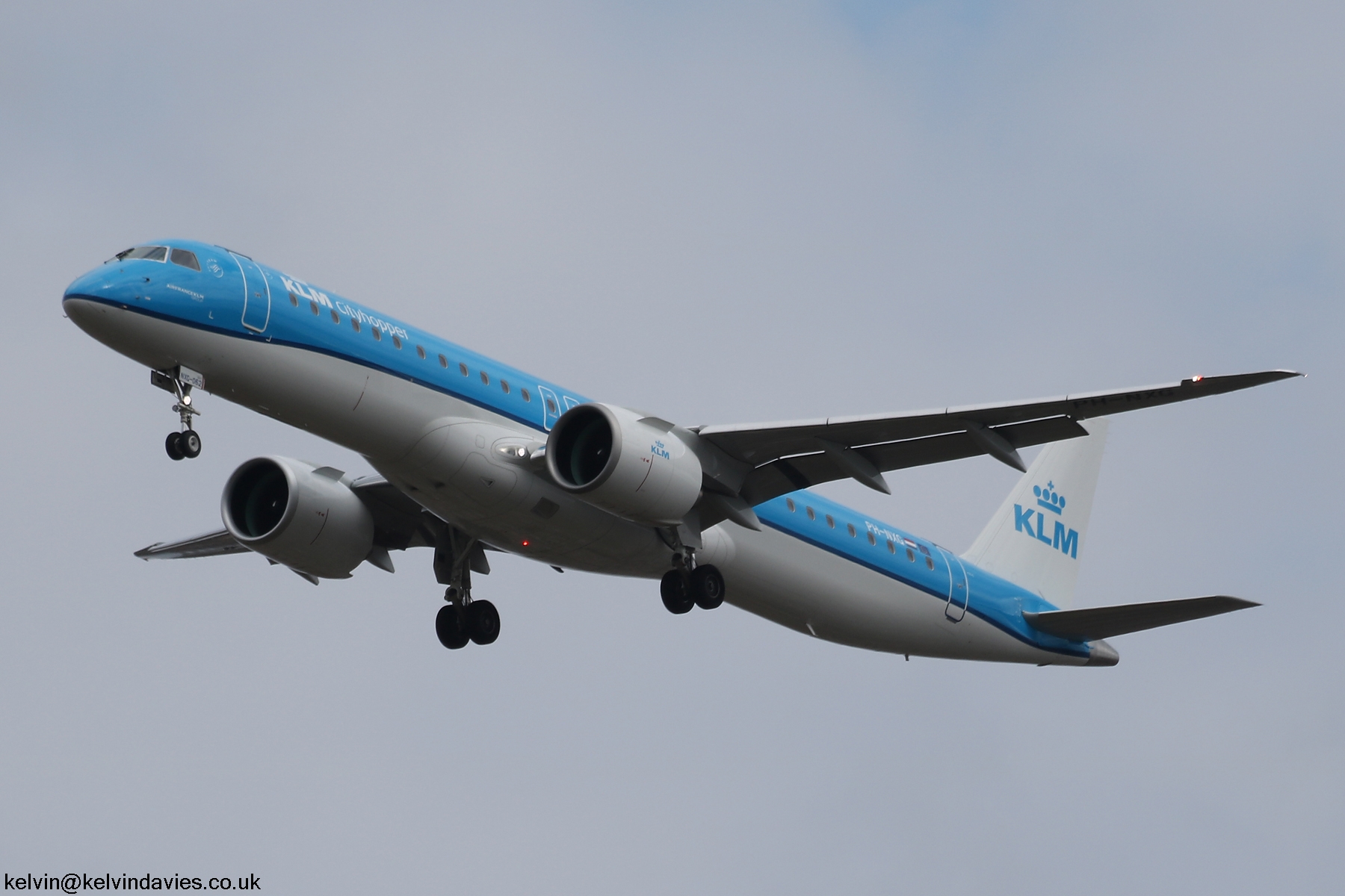 KLM Cityhopper Embraer EMB-195 PH-NXG