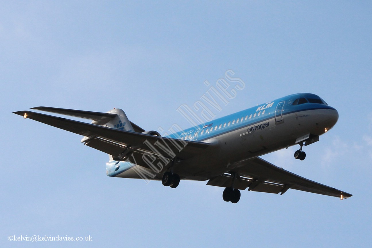 KLM Cityhopper Fokker 70 PH-KZO