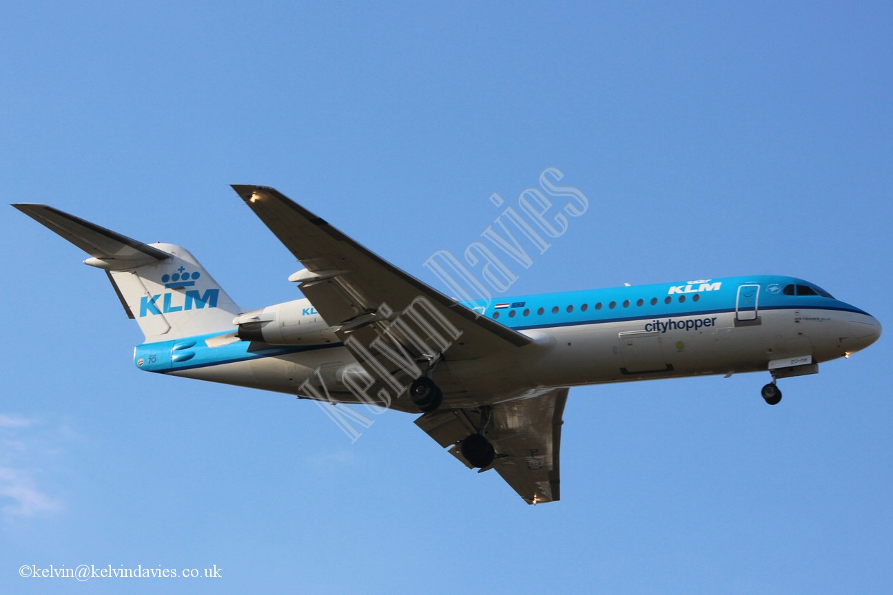 KLM Cityhopper Fokker 70 PH-KZO