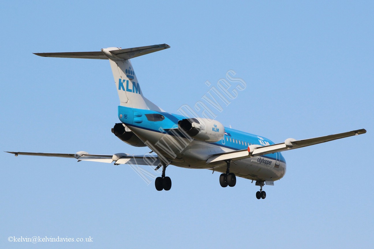 KLM Cityhopper Fokker 70 PH-KZO