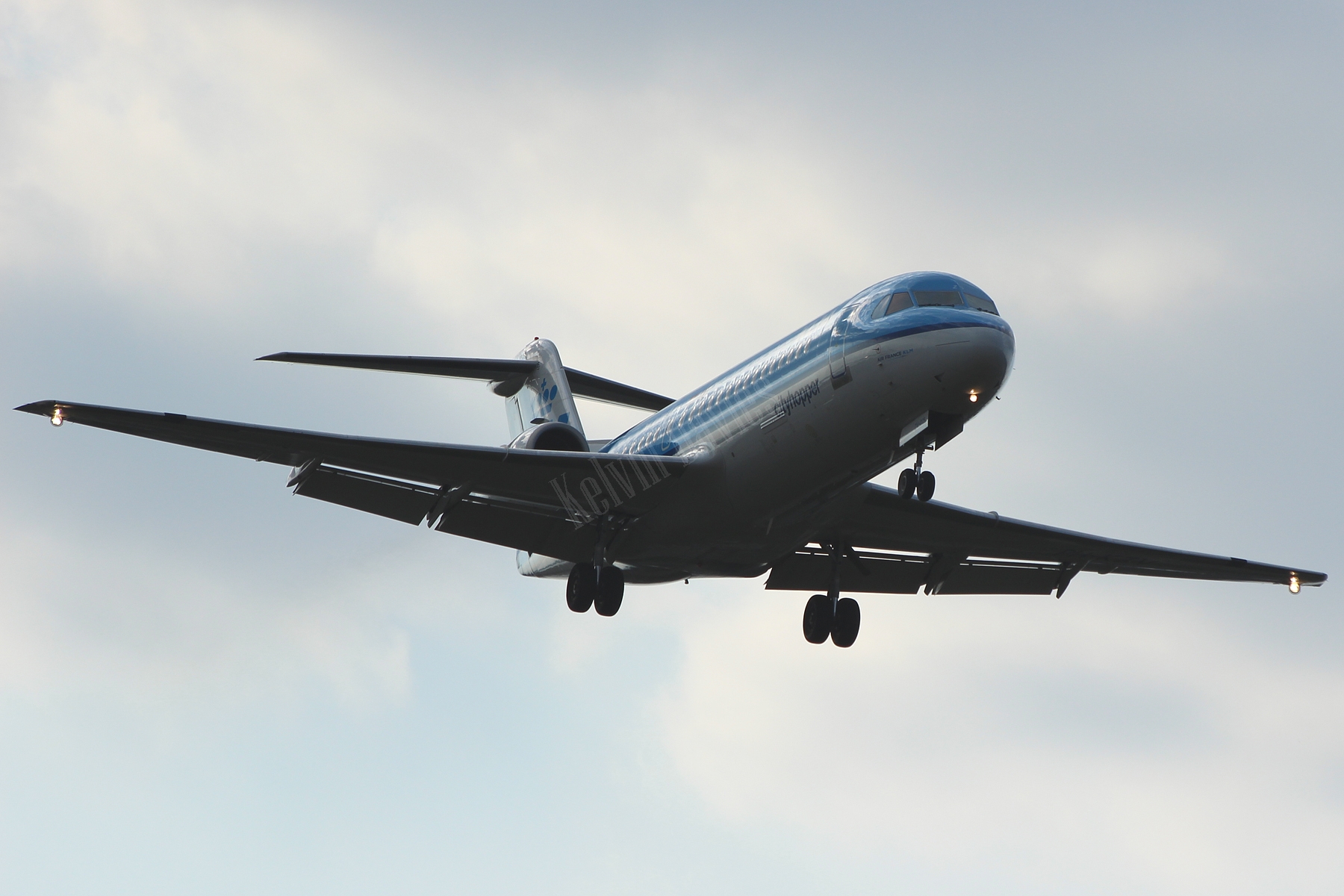 KLM Cityhopper Fokker 70 PH-KZV